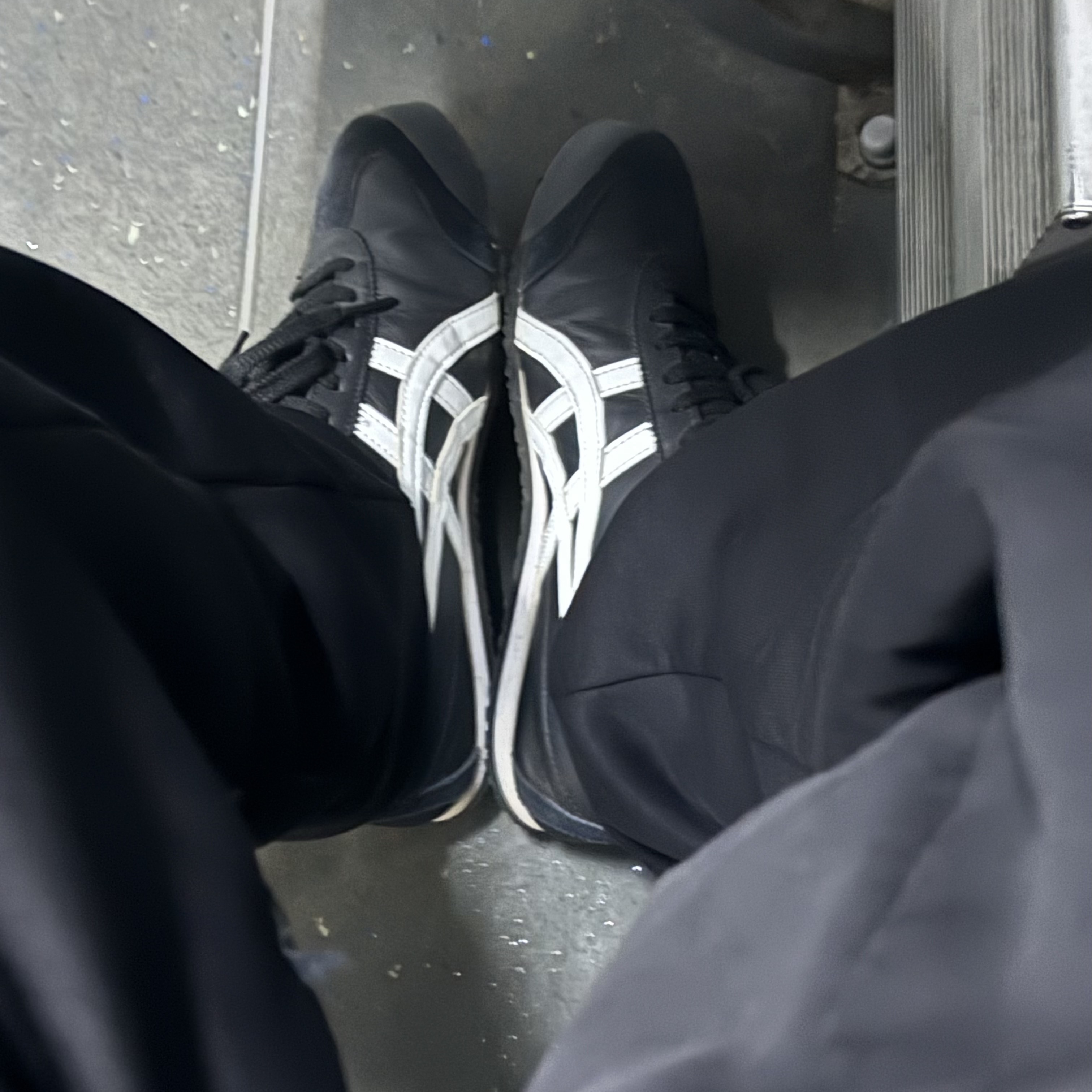 Onitsuka Tiger Mexico 66 Black White 착용 스타일