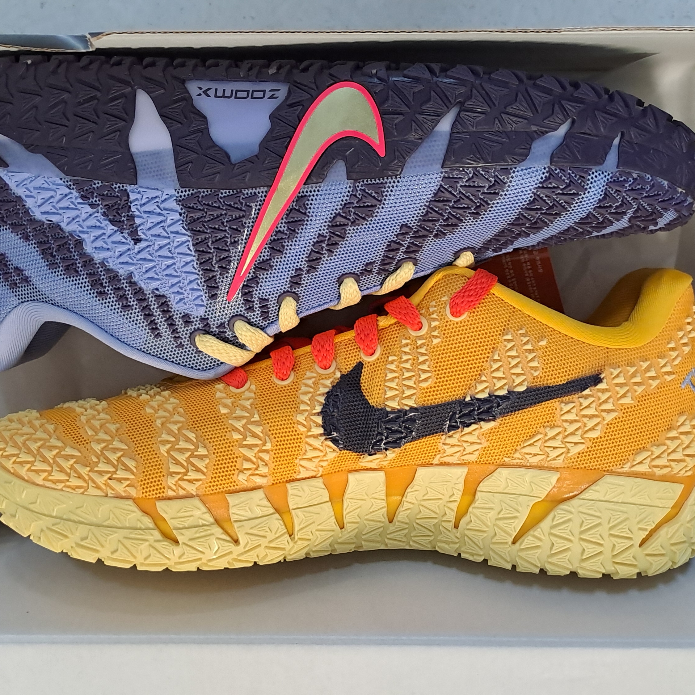 Nike Ja 3 EP University Gold Soft Yellow 착용 스타일 - 3