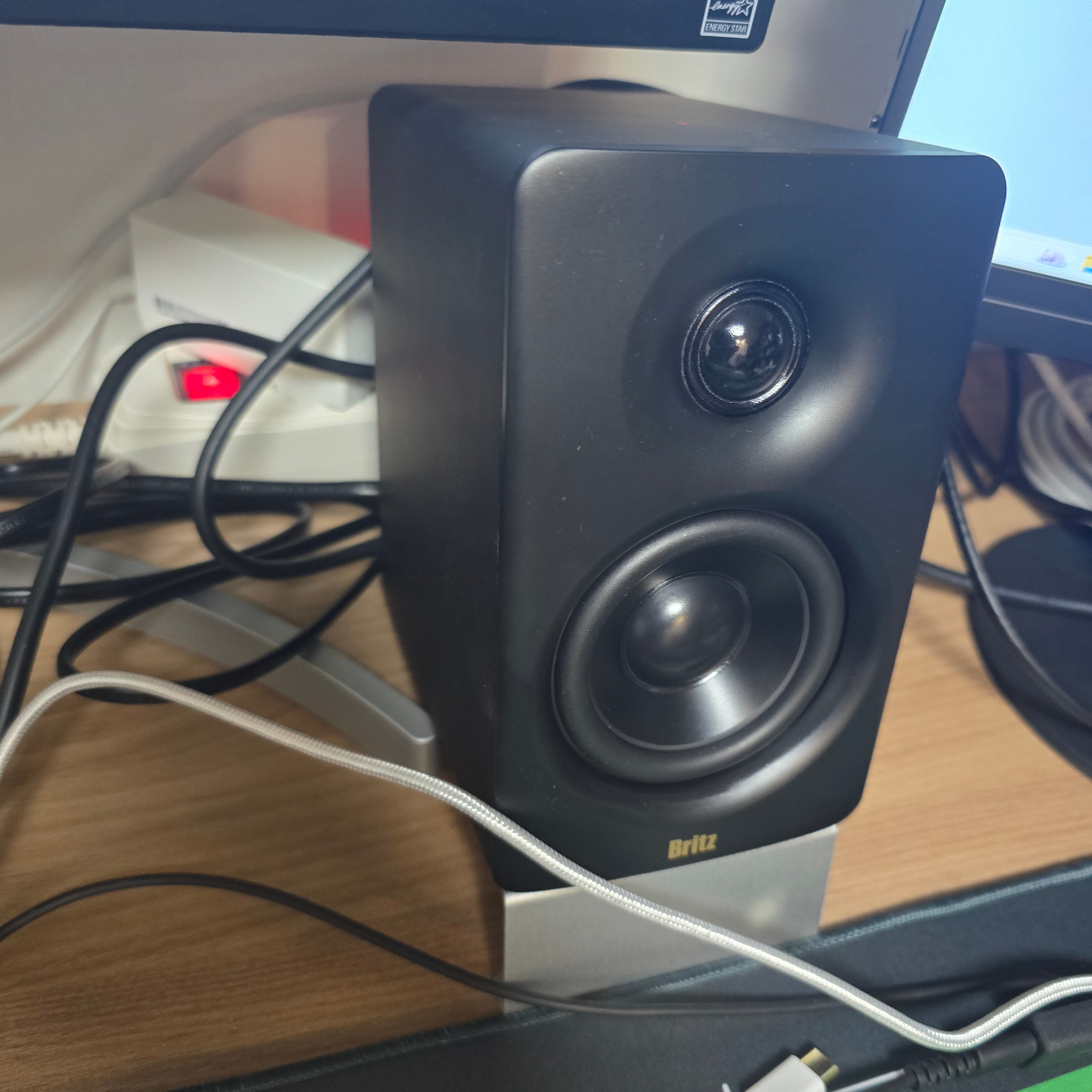 Britz BR-Monitor6 Bluetooth Studio Monitor Speaker Black 착용 스타일
