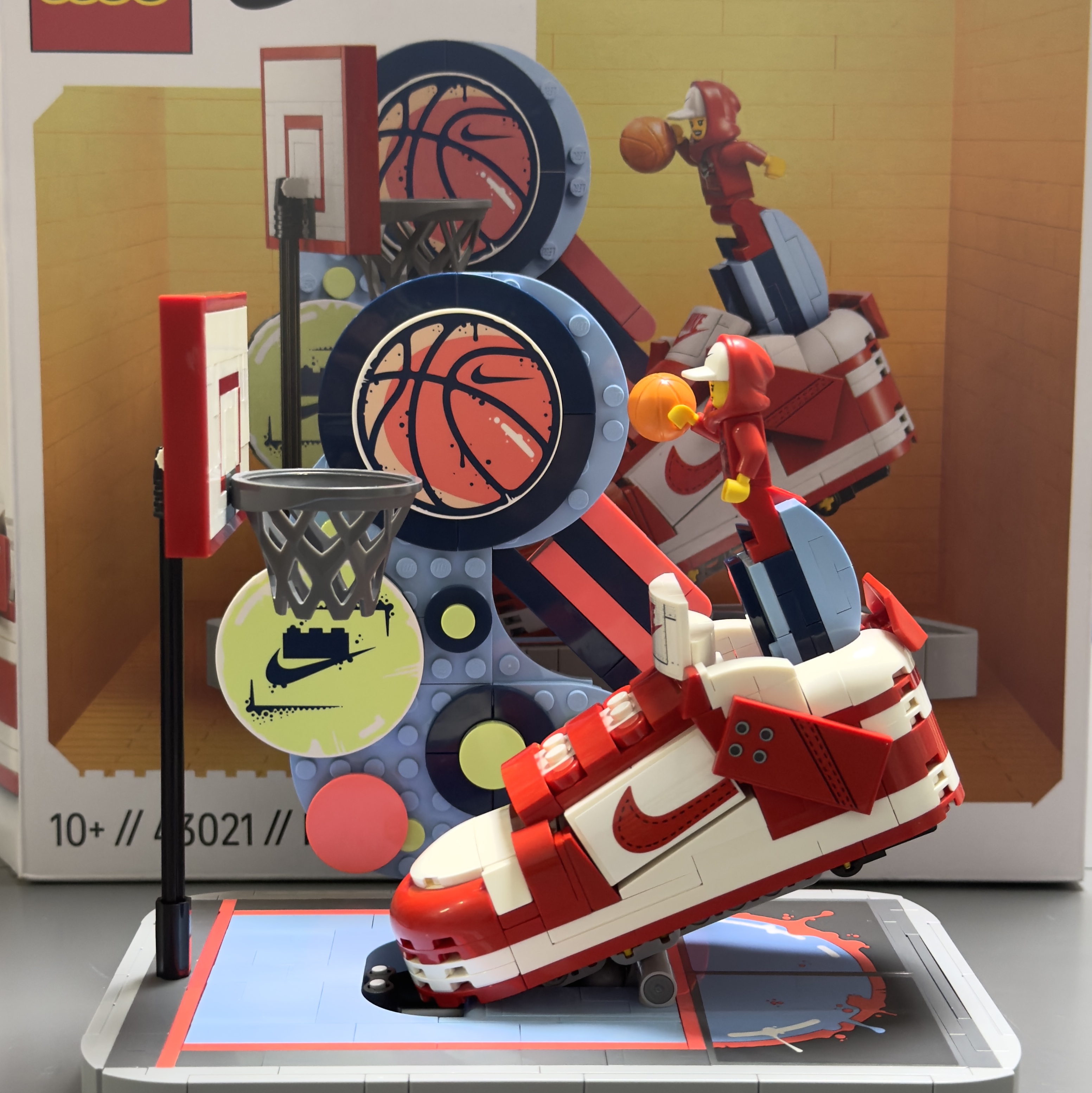 Lego x Nike Dunk Trickshot 착용 스타일