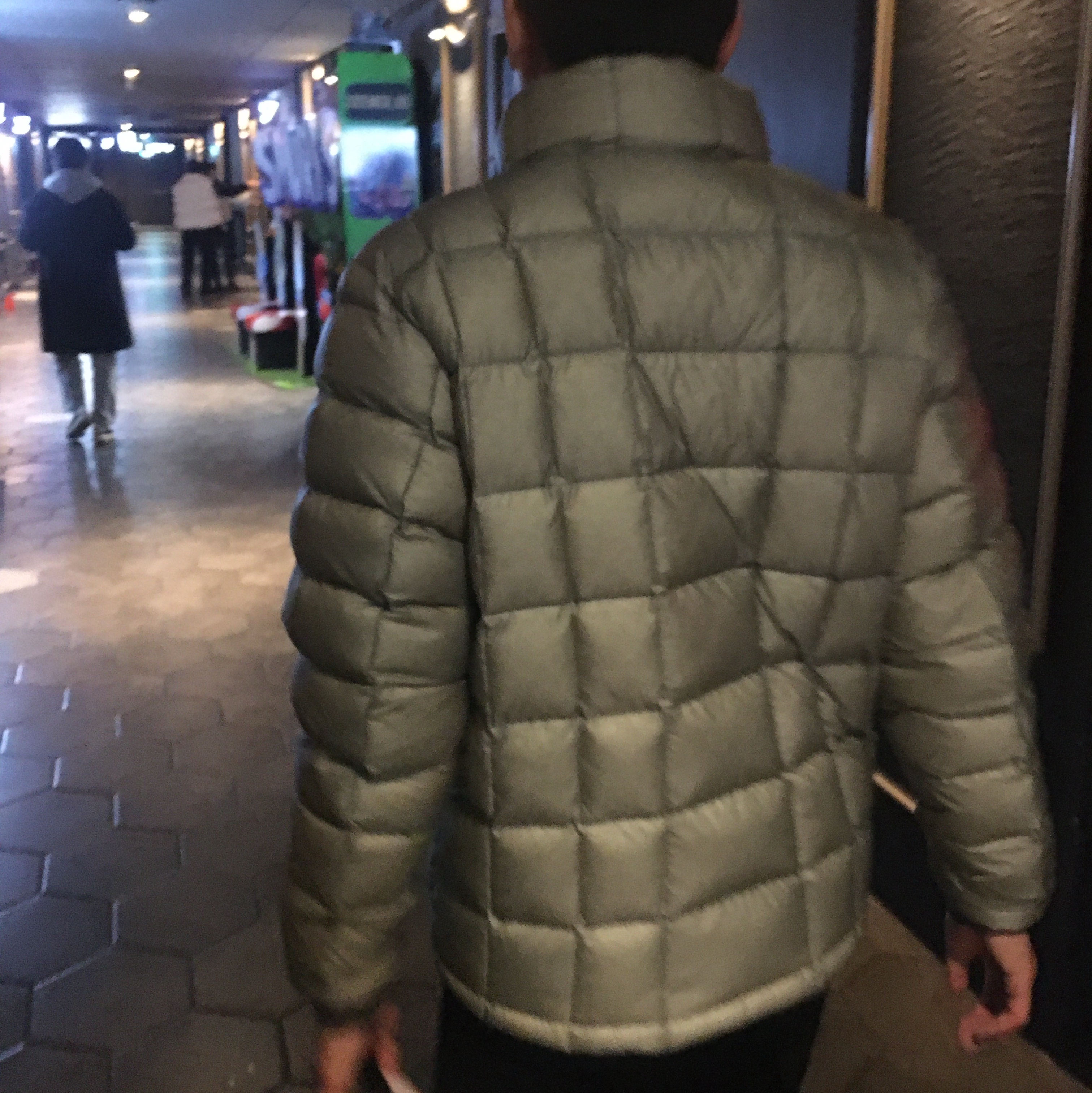 999Humanity Modular Light Goose Puffer Light Grey 착용 스타일 - 2
