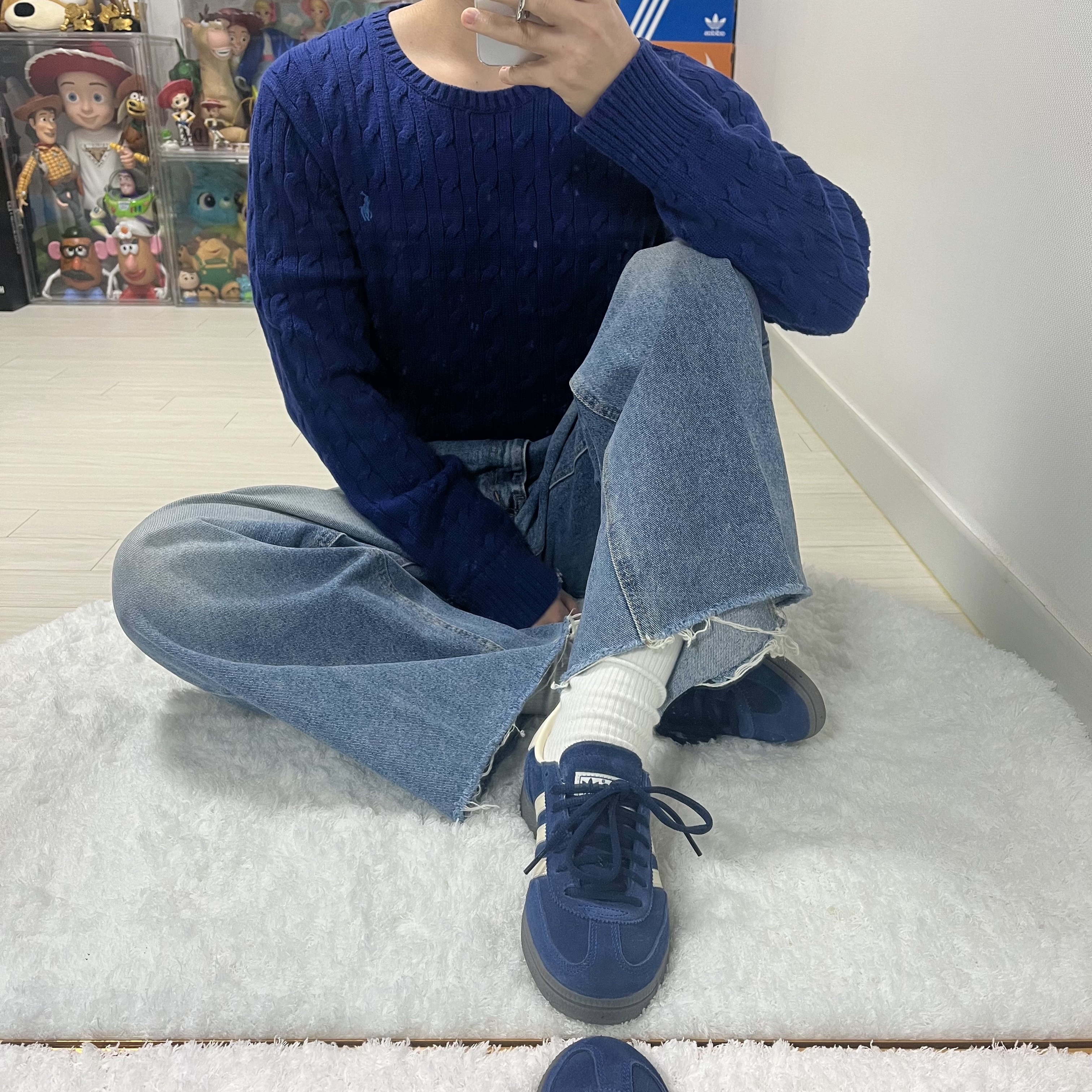 Converse Chuck 70 High Rush Blue, Nike Dunk Low SP Kentucky 2022 착용 스타일 - 3