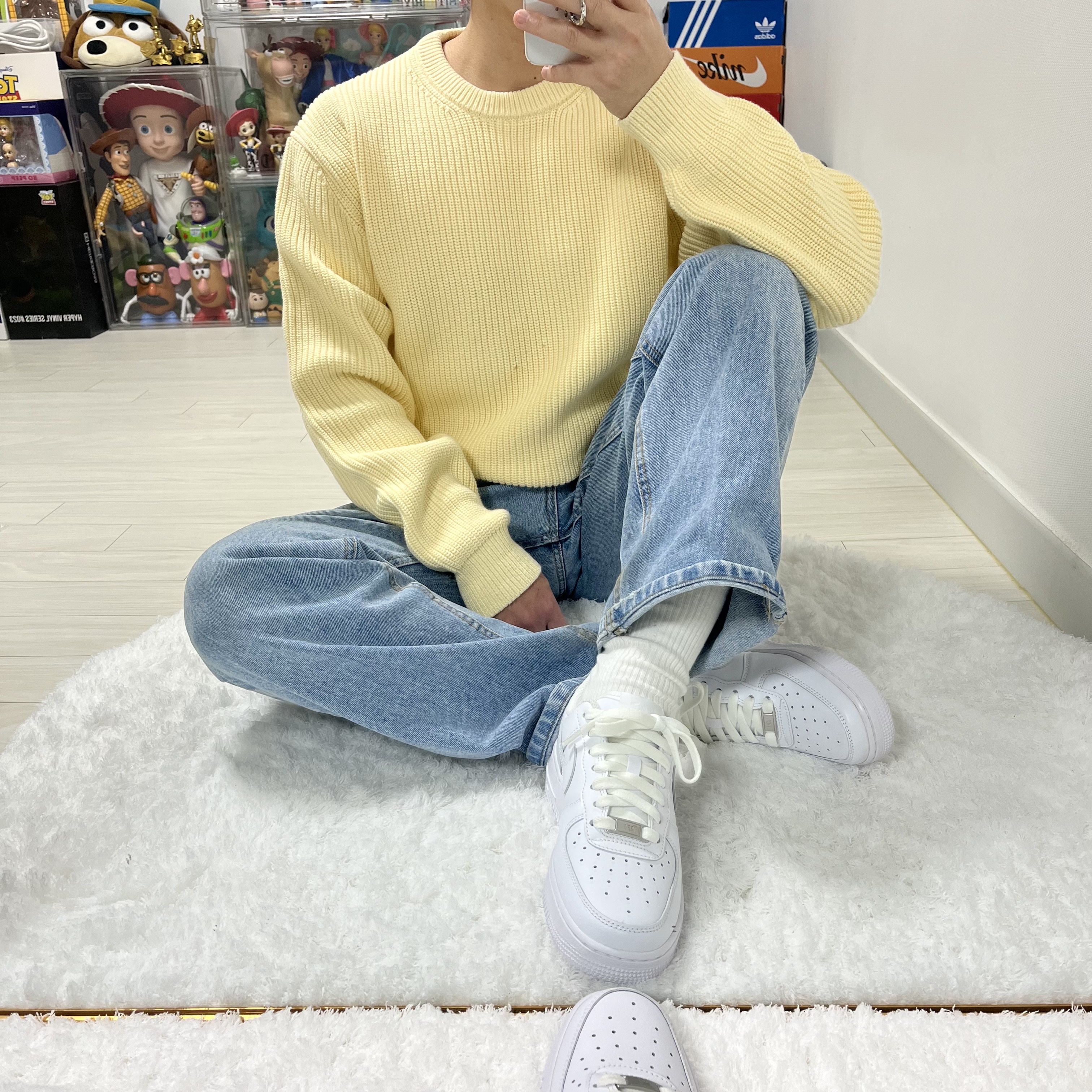 Nike Air Force 1 '07 Low White 착용 스타일 - 4