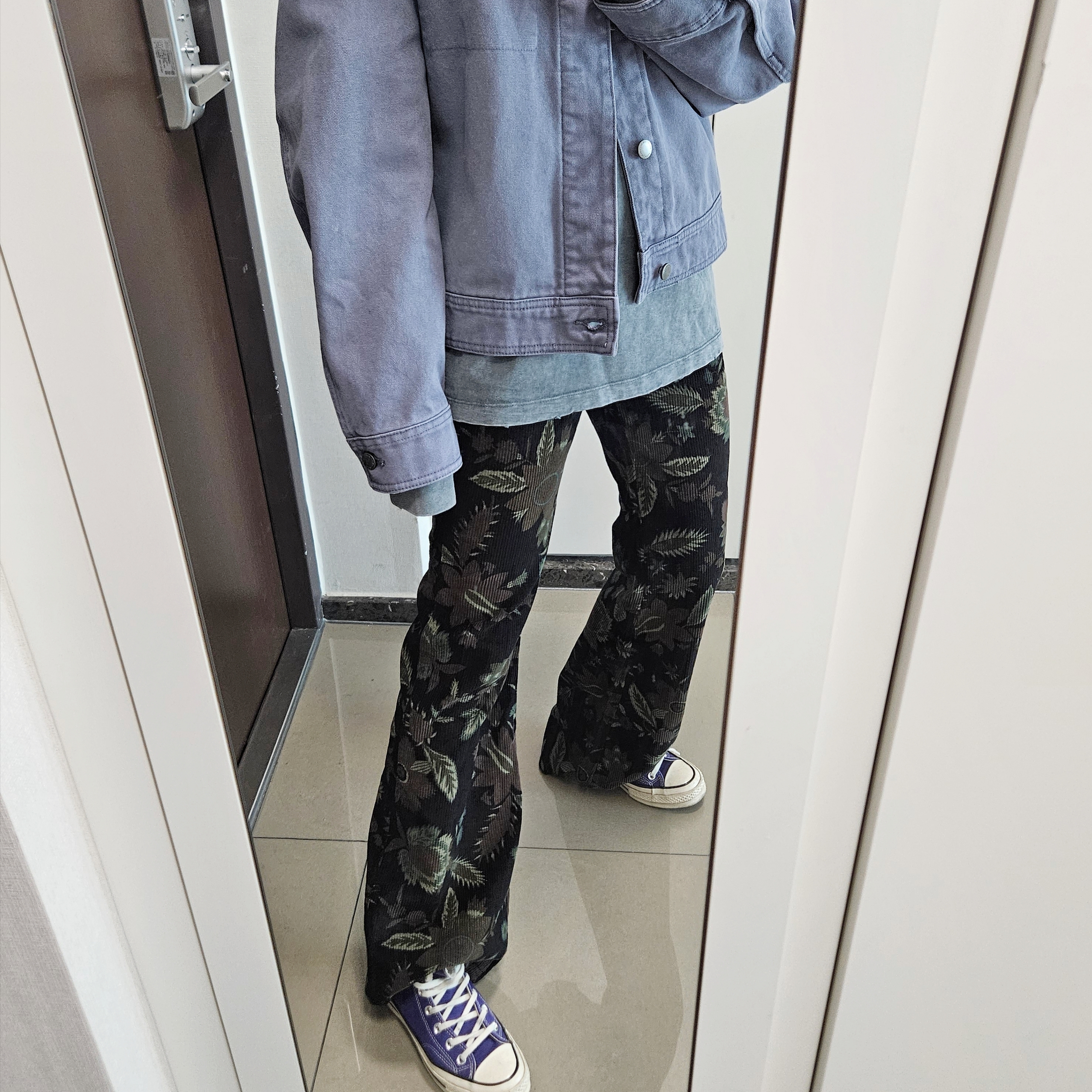 Converse Chuck Taylor All Star Seasonal Color Electric Purple 착용 스타일 - 4