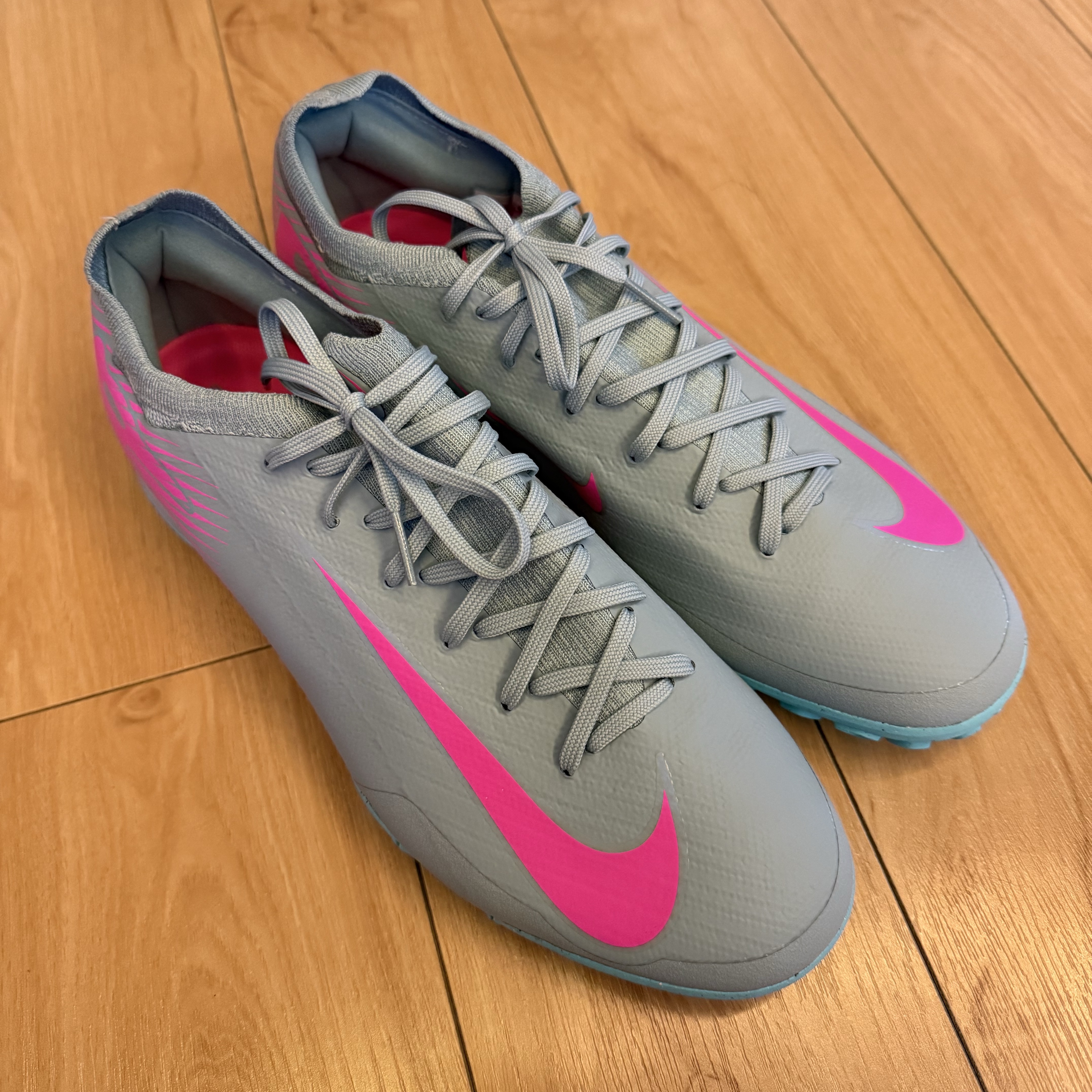 Nike Zoom Mercurial Vapor 16 Pro TF Ocean Cube Pink Blast 착용 스타일 - 3