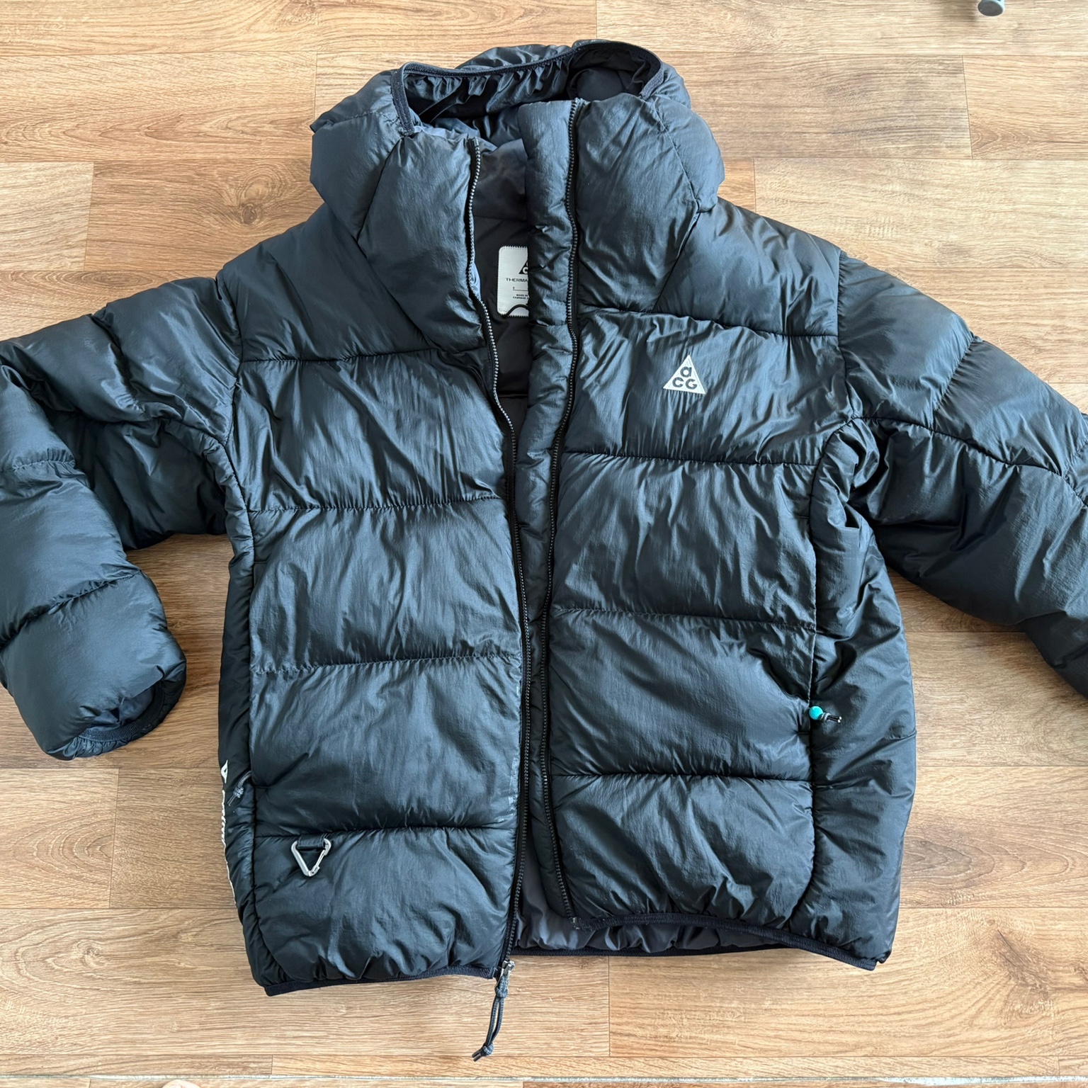 Nike ACG Therma-Fit ADV Lunar Lake Puffer Jacket Black - Asia 착용 스타일 - 2