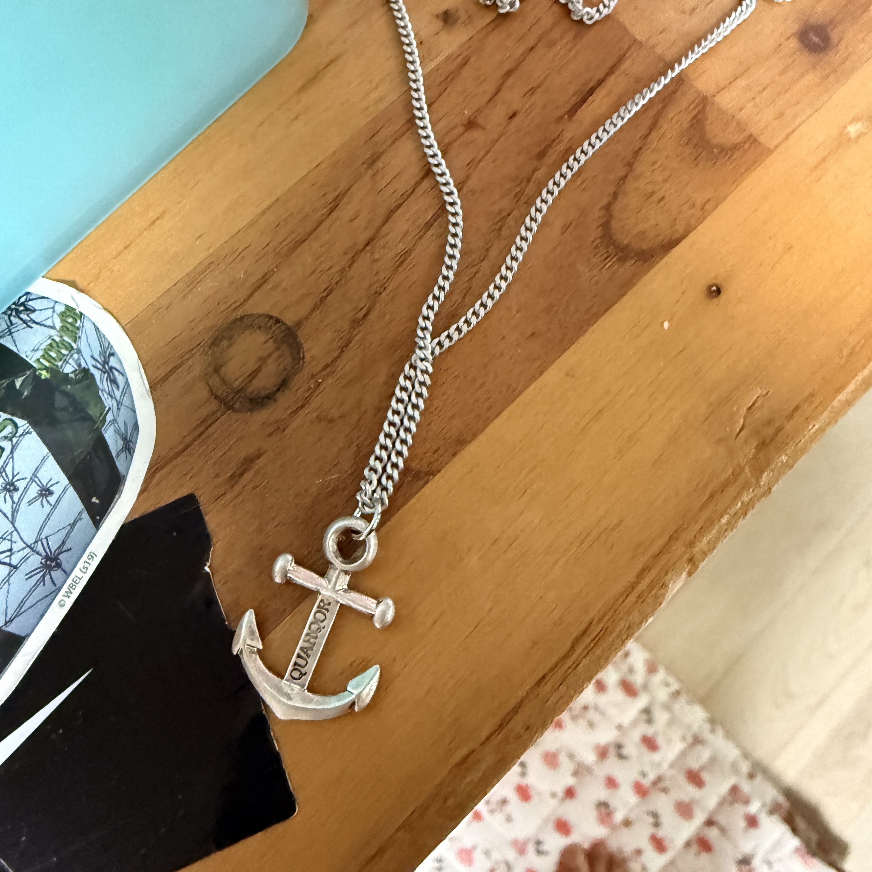 Quarqor #5508 Necklace, Gucci Blind For Love Ring Silver 착용 스타일 - 2