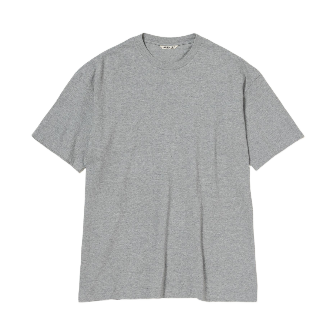 A00T01ST Auralee Seamless Crew Neck T-Shirt Top Gray - 26SS