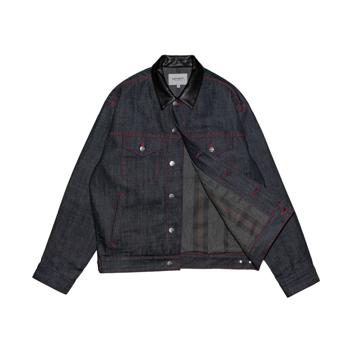 칼하트 WIP 2026 재팬 데님 자켓 블루 리지드(Carhartt WIP 2026 Japan Denim Jacket Blue Rigid) - 3