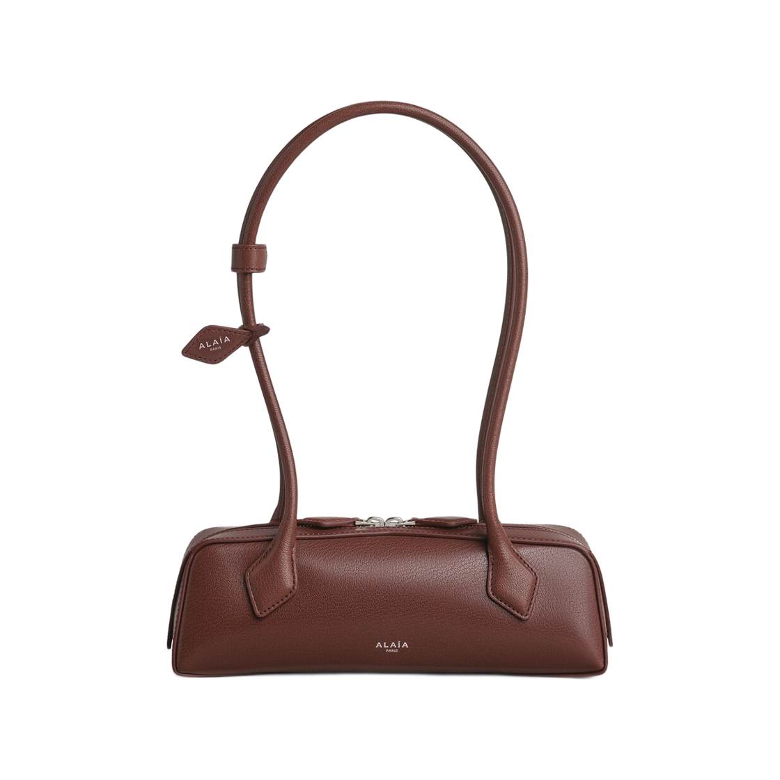 AA1S06029CA212-743 Alaia Le Teckel Small Bag in Goatskin Brown