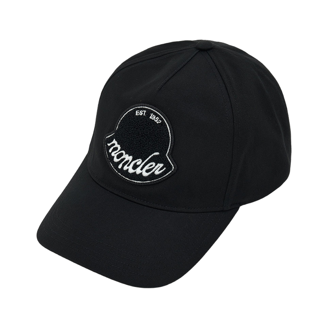 몽클레르 로고 자수 볼캡 블랙 - 25FW(Moncler Logo Embroidered Ball Cap Black - 25FW)