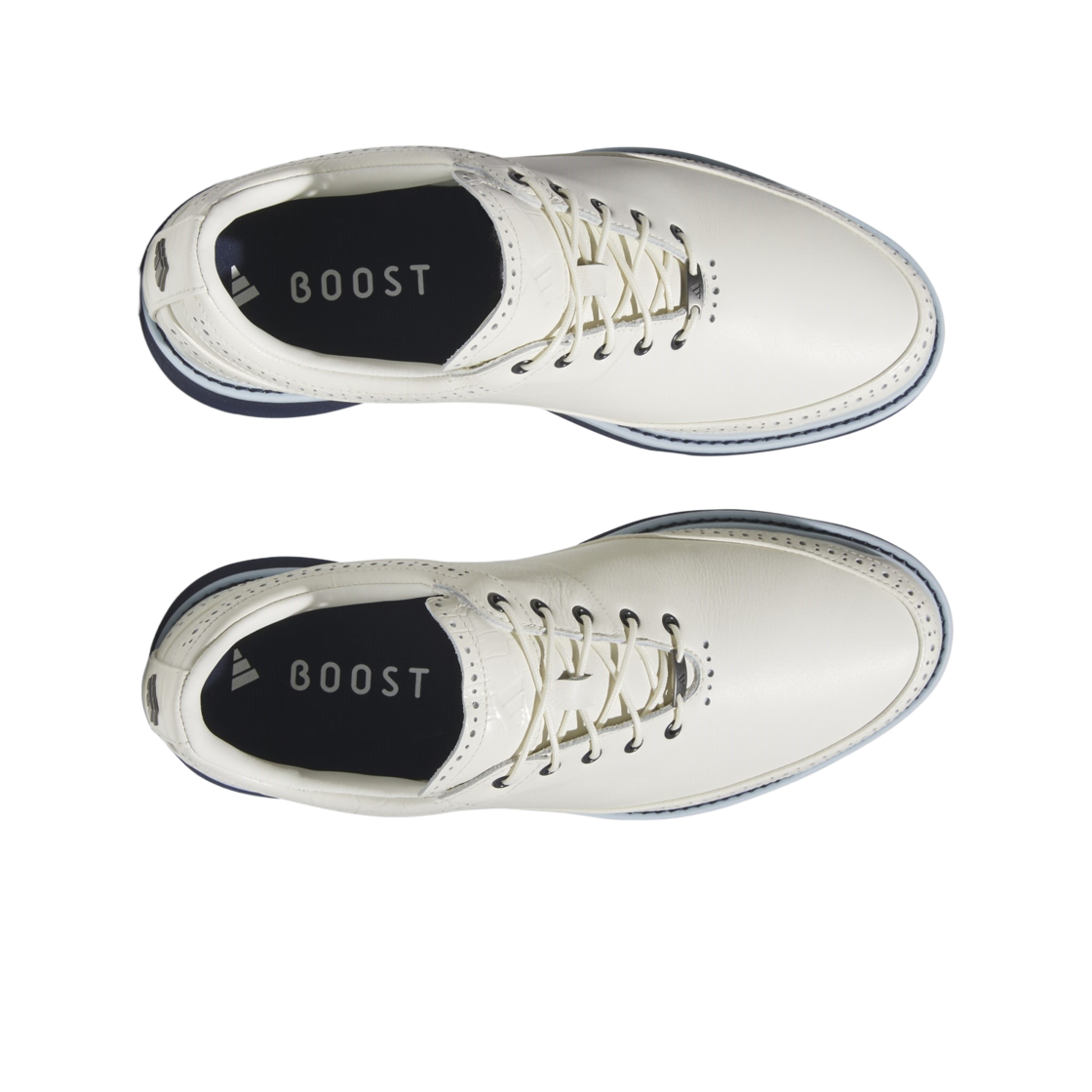 아디다스 모던 클래식 80 스파이크리스 골프 오프 화이트 컬리지에이트 네이비(Adidas Modern Classic 80 Spikeless Golf Off White Collegiate Navy) - 2
