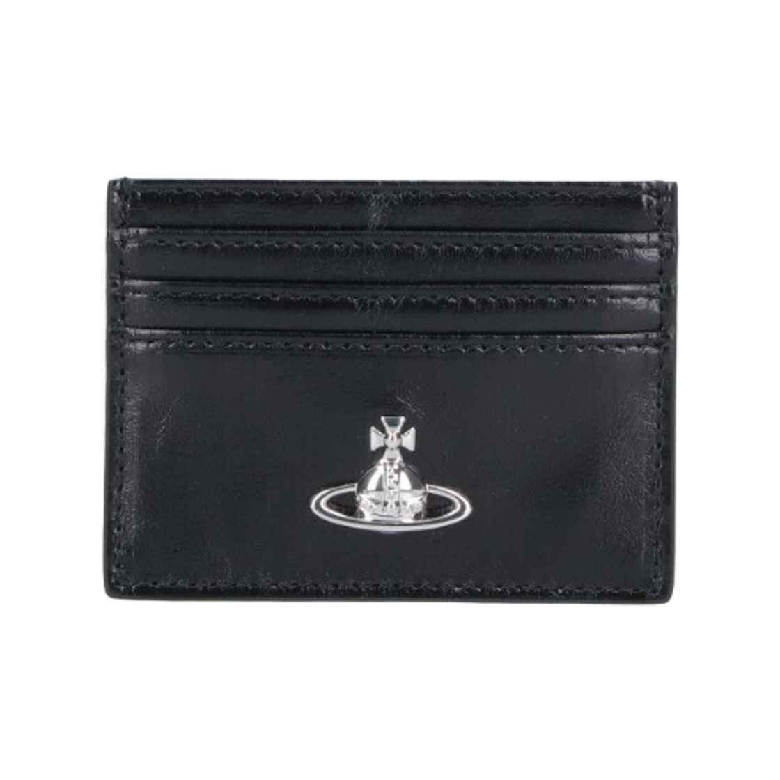 54030007W-L00BR-N401 Vivienne Westwood Flat Card Holder Black