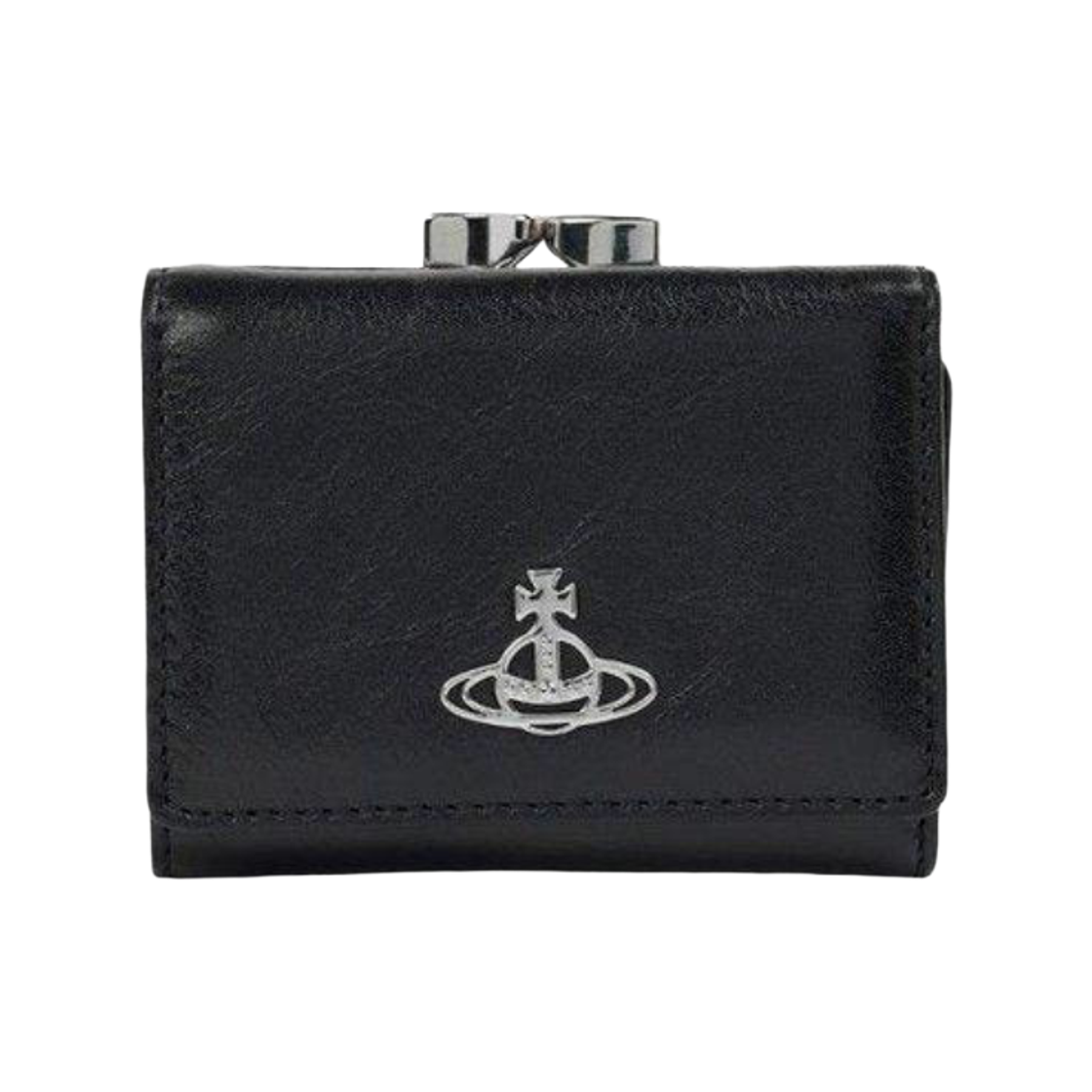 5115002NW-L00B0-N401 Vivienne Westwood Small Frame Wallet Black