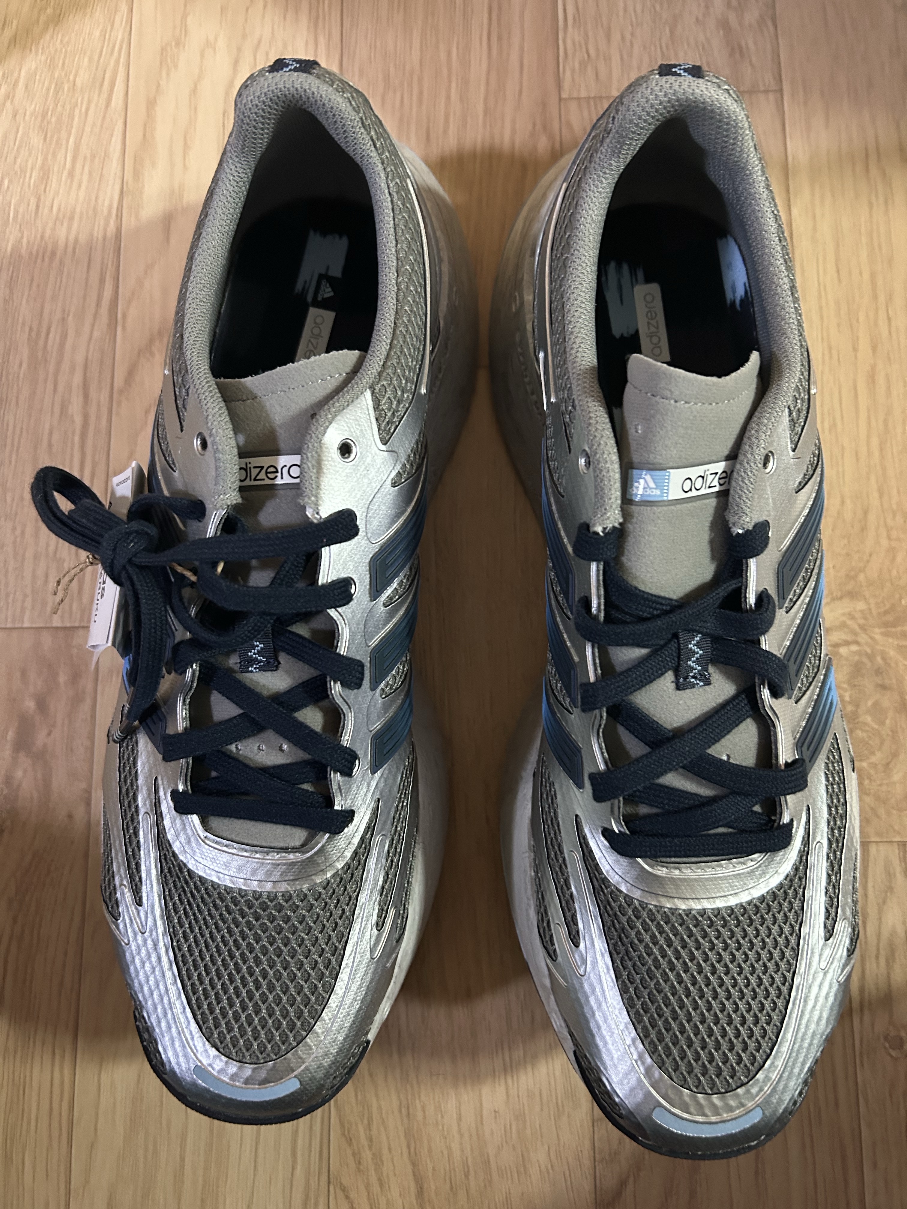 Adidas Adizero Aruku Charcoal Solid Grey Legend Ink 착용 스타일