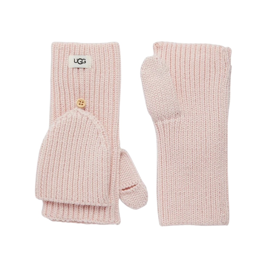 (W) 어그 코지 니트 플립 미튼 라이트 핑크