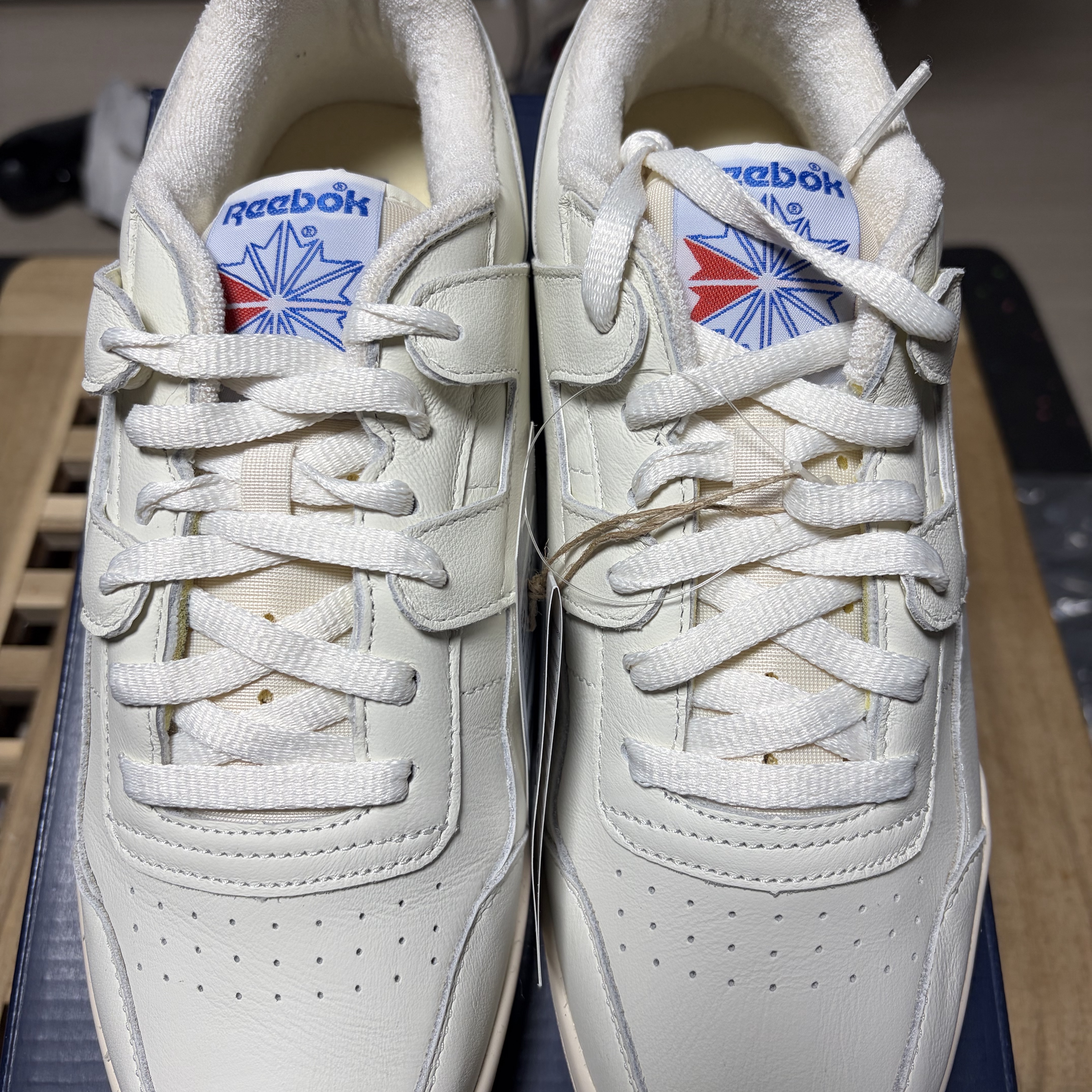 Reebok Workout Plus Vintage Cream 착용 스타일 - 4