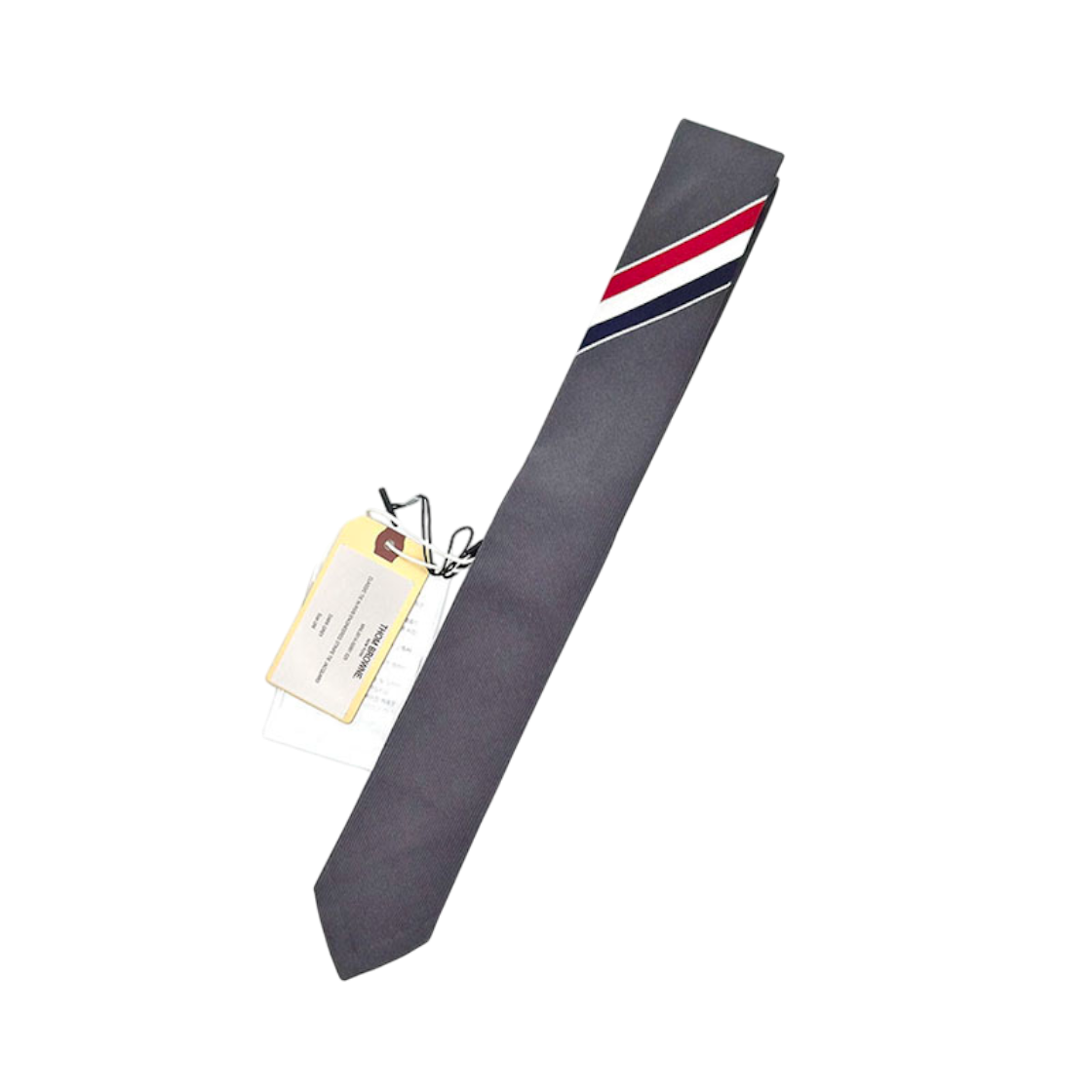 ITW6I4MB6EDG Thom Browne Classic RWB Striped Tie