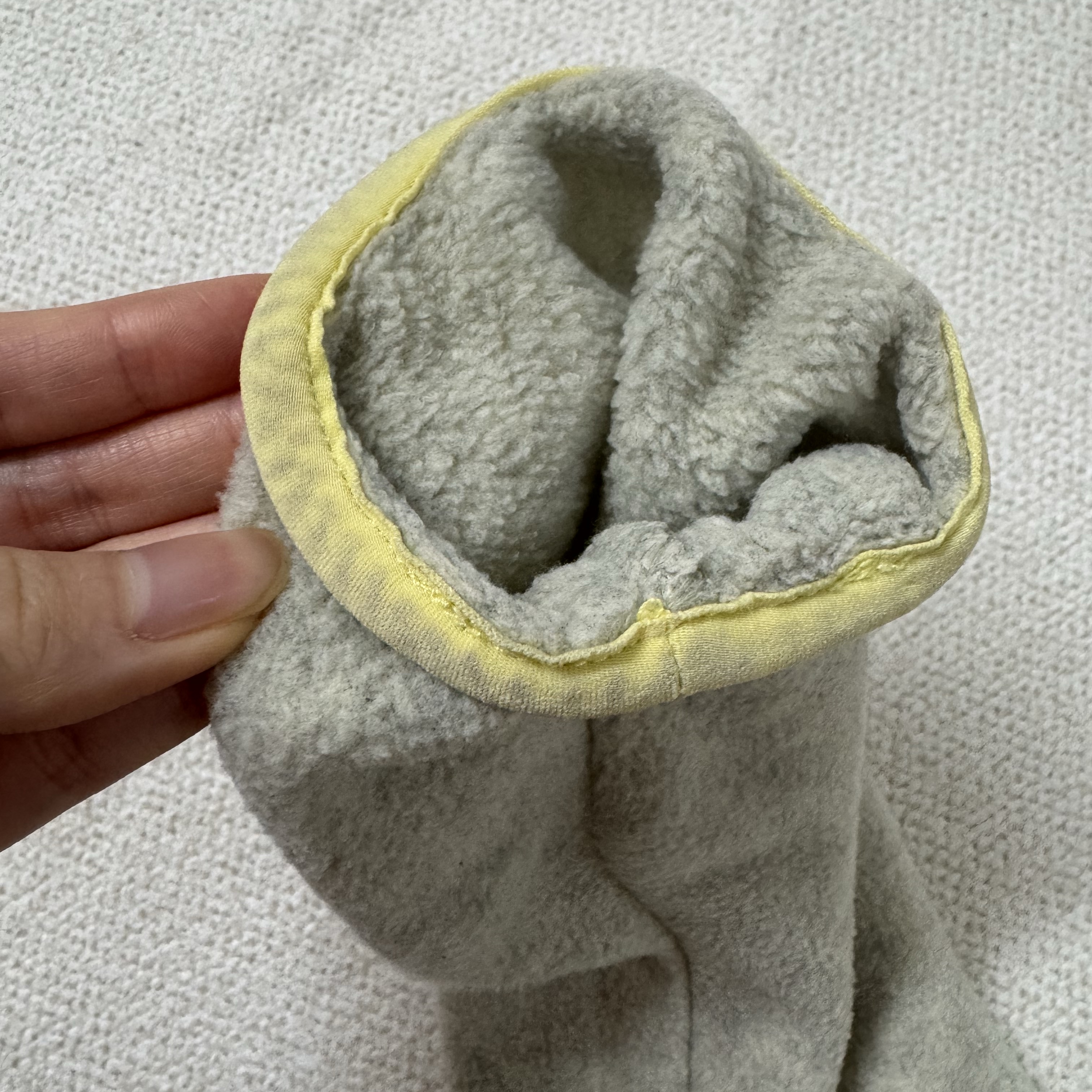 (W) Patagonia Lightweight Synchilla Snap-T Fleece Pullover Oatmeal Heather W Nearly Green 착용 스타일 - 1