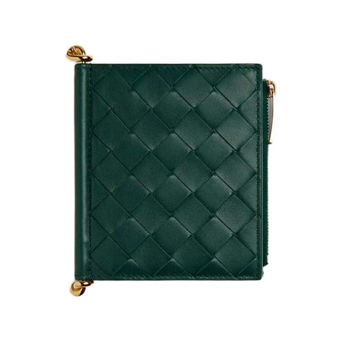 보테가 베네타 솔스티스 스몰 바이폴드 월렛 에메랄드 그린(Bottega Veneta Solstice Small Bi-Fold Wallet Emerald Green)