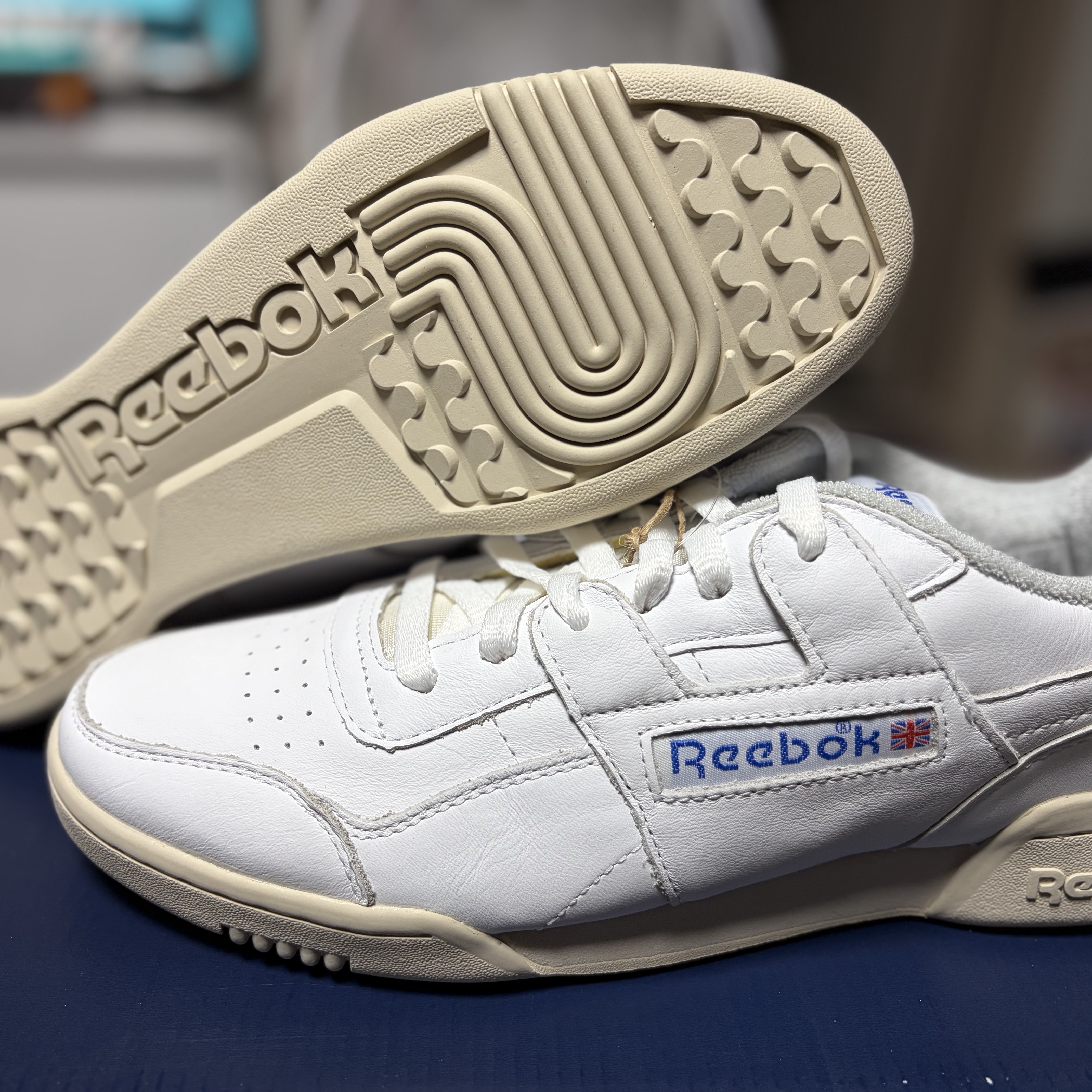 Reebok Workout Plus Vintage White Cream 착용 스타일 - 6