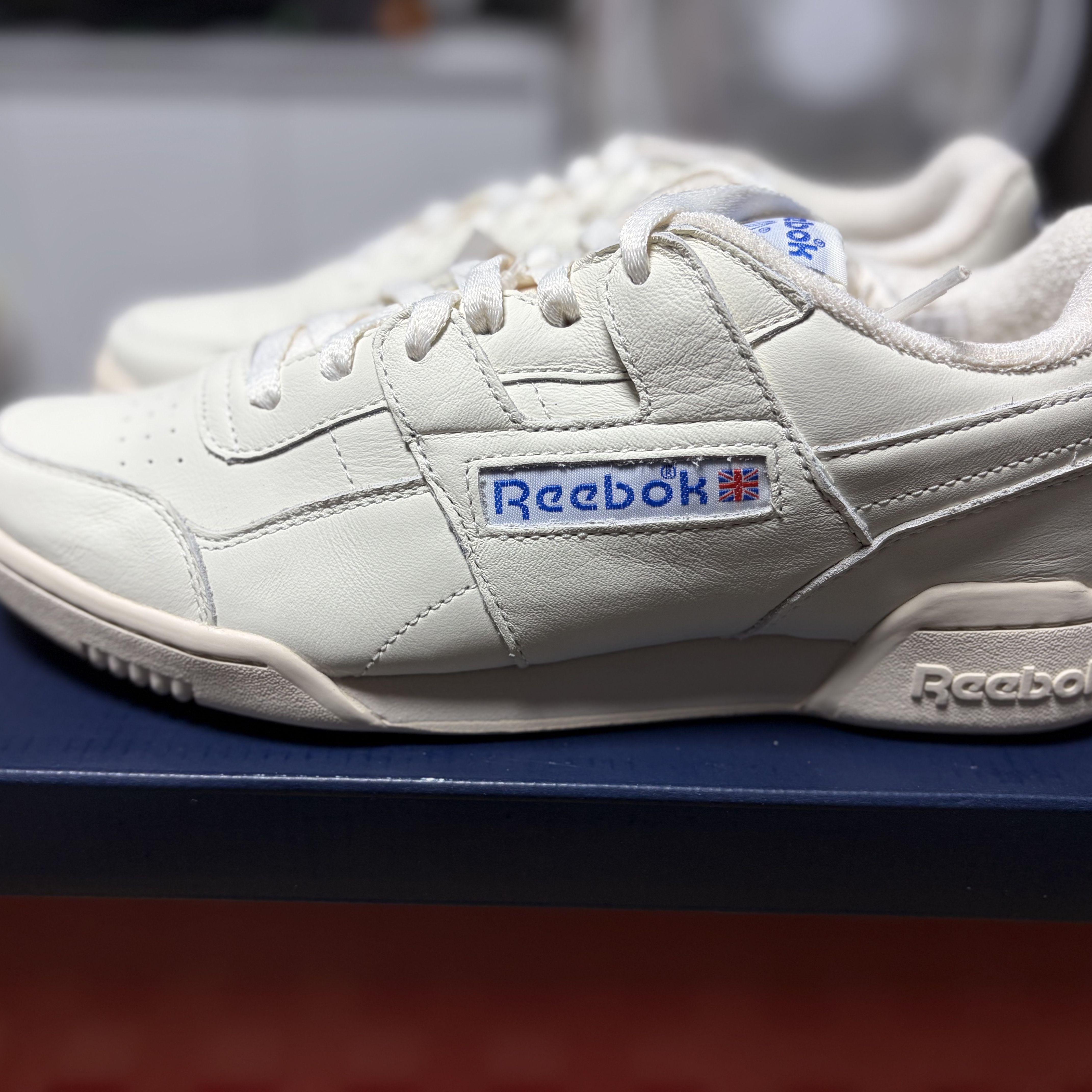 Reebok Workout Plus Vintage Cream 착용 스타일 - 1