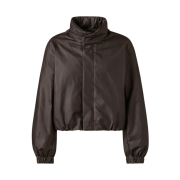 (W) Uniqlo Coating Short Blouson Dark Brown - JP