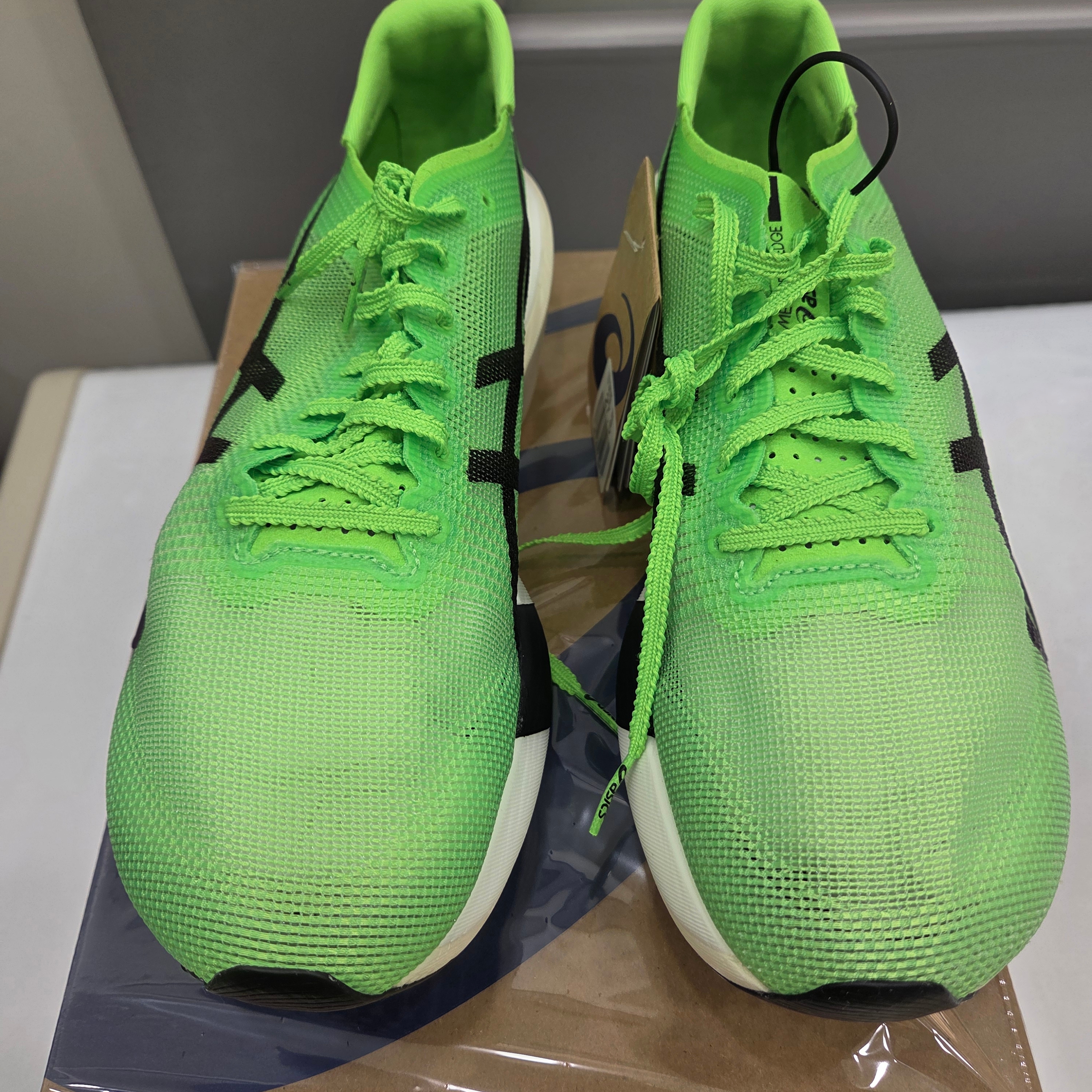 Asics Metaspeed Edge Tokyo Green Gecko Black 착용 스타일 - 2