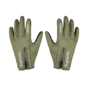 Supreme Windstopper Zip Gloves Olive - 25FW