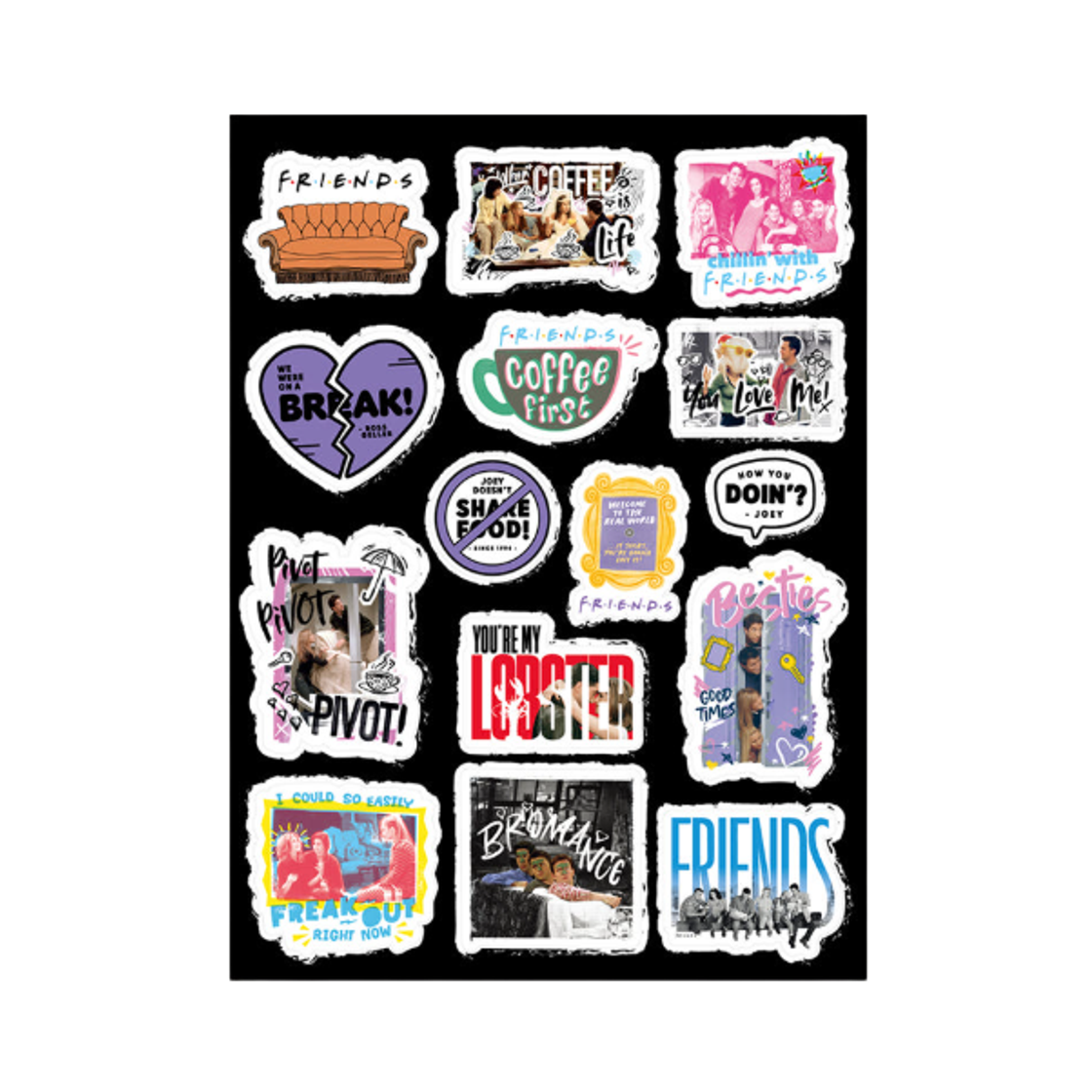 스타벅스 x 프렌즈 스티커팩(Starbucks x Friends Sticker Pack)