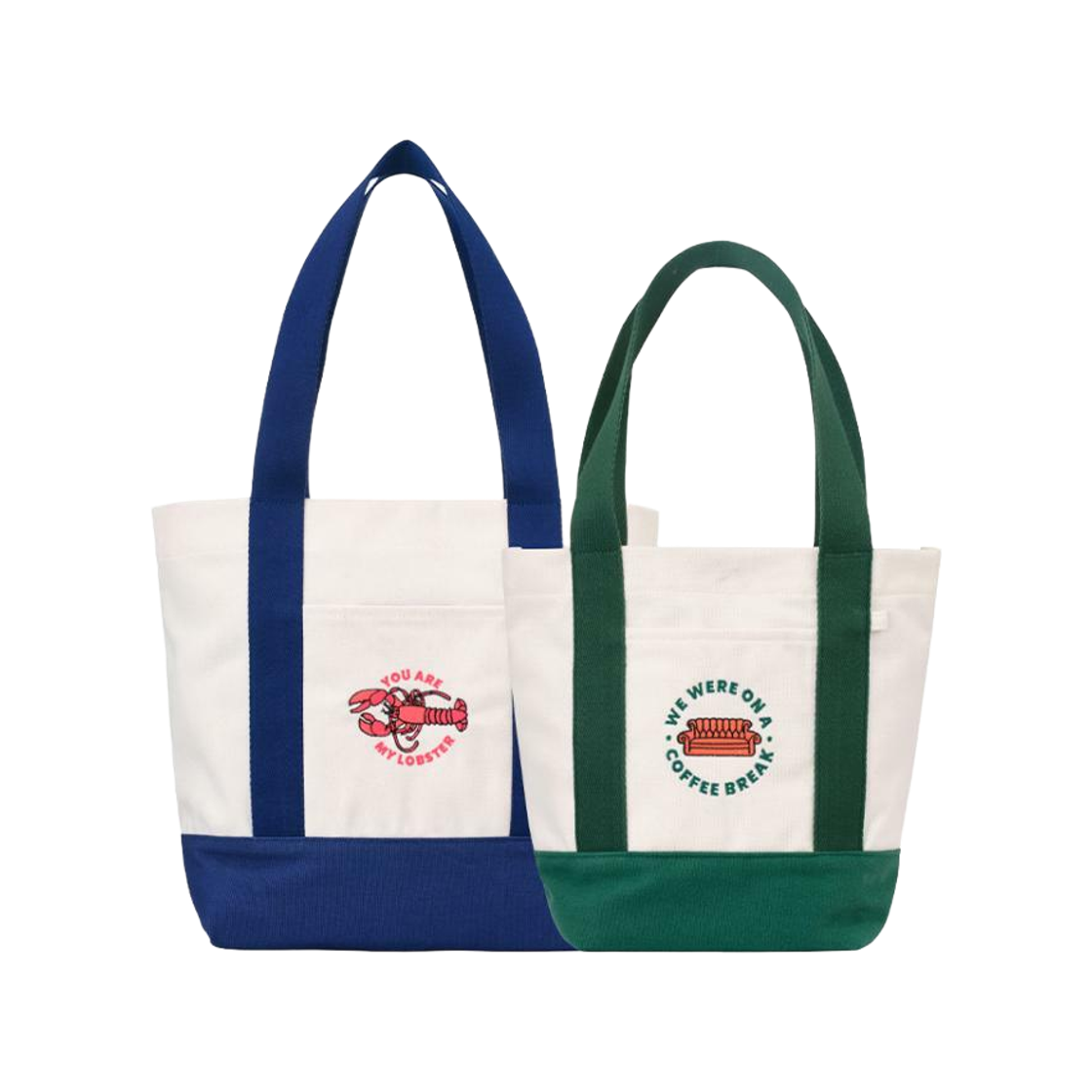 스타벅스 x 프렌즈 에코백 멀티컬러 (2개 세트)(Starbucks x Friends Eco Bag Multicolor (Set of 2))