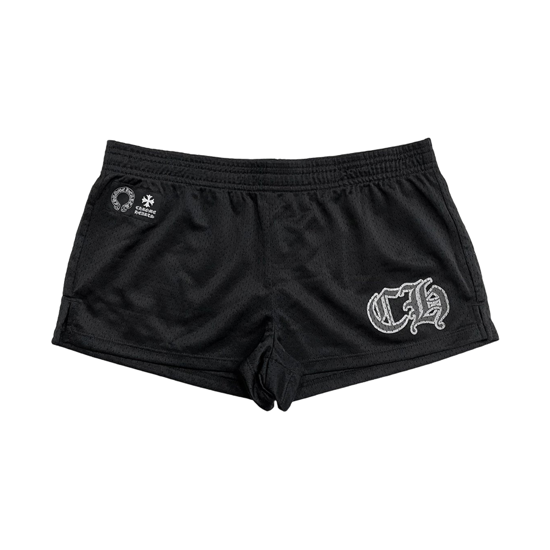 (W) 크롬하츠 22 CH 로고 메쉬 쇼츠 블랙((W) Chrome Hearts 22 CH Logo Mesh Shorts Black)