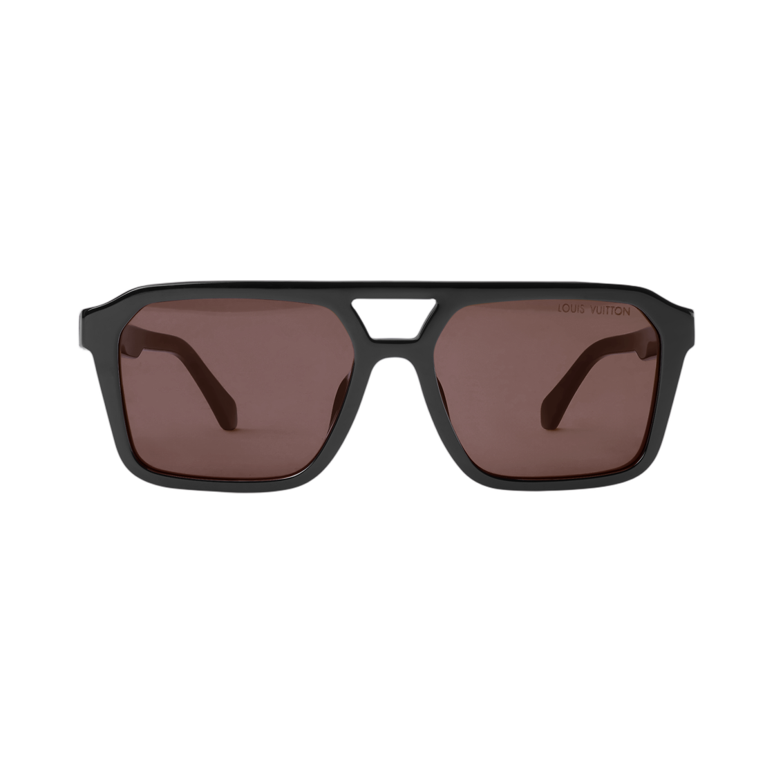 루이비통 LV 힛 라지 스퀘어 선글라스 블랙 브라운(Louis Vuitton LV Hit Large Square Sunglasses Black Brown)