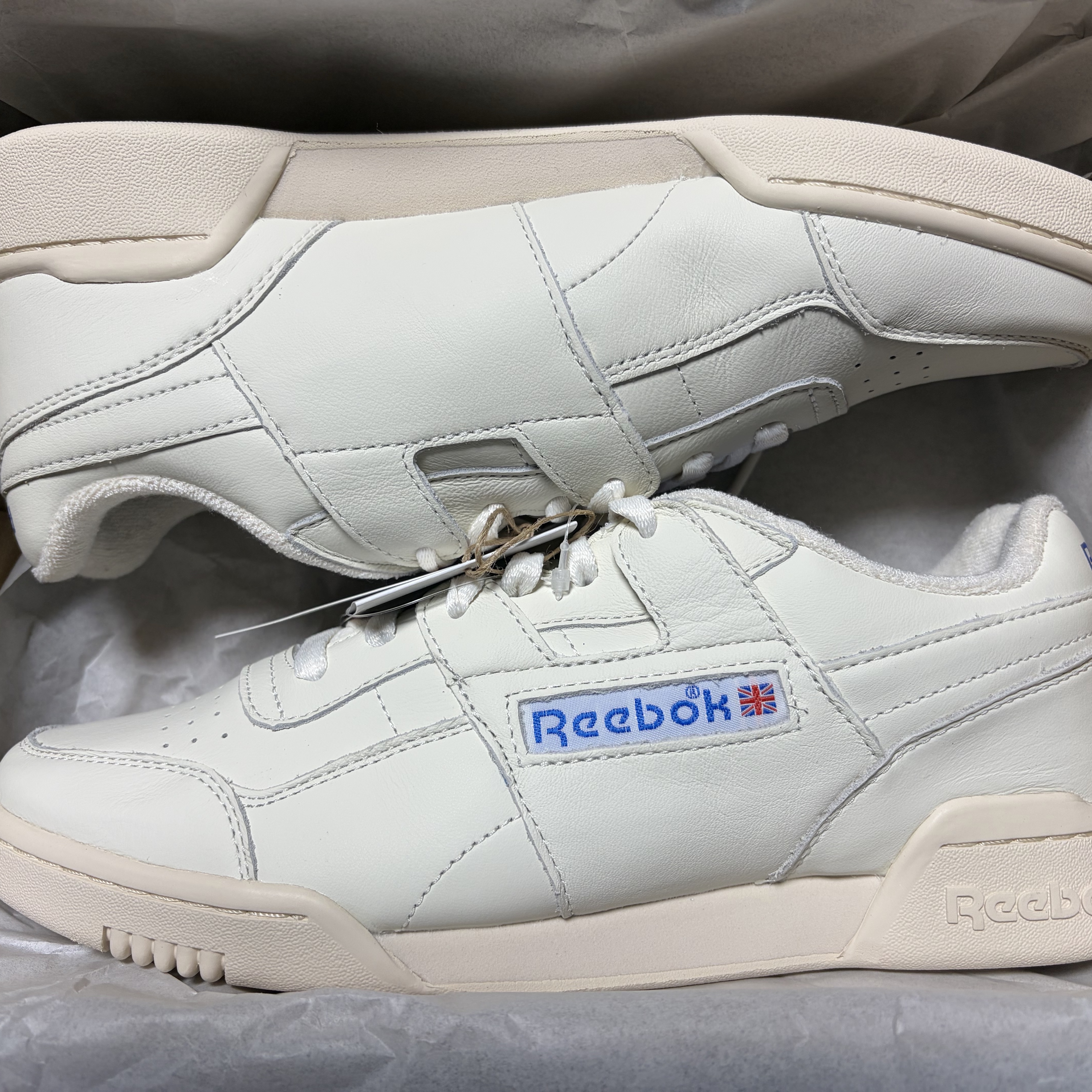 Reebok Workout Plus Vintage Cream 착용 스타일 - 2