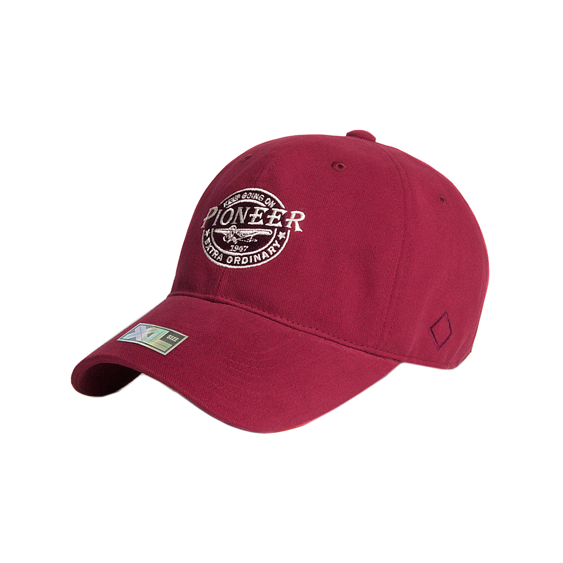 플래토 빅사이즈 파이온 볼캡 다크 레드(PLATEAU Big Size XL Pion Cap Dark Red)