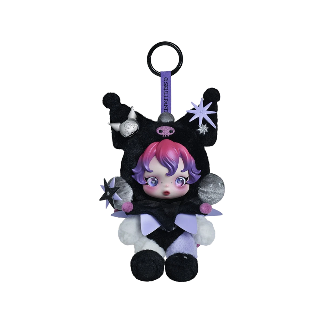 팝마트 스컬판다 x 쿠로미 인형 키링