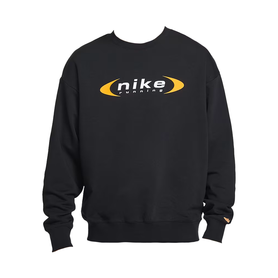 IQ1659-010 Nike Retro Dri-Fit Crewneck Running Sweatshirt Black - Asia