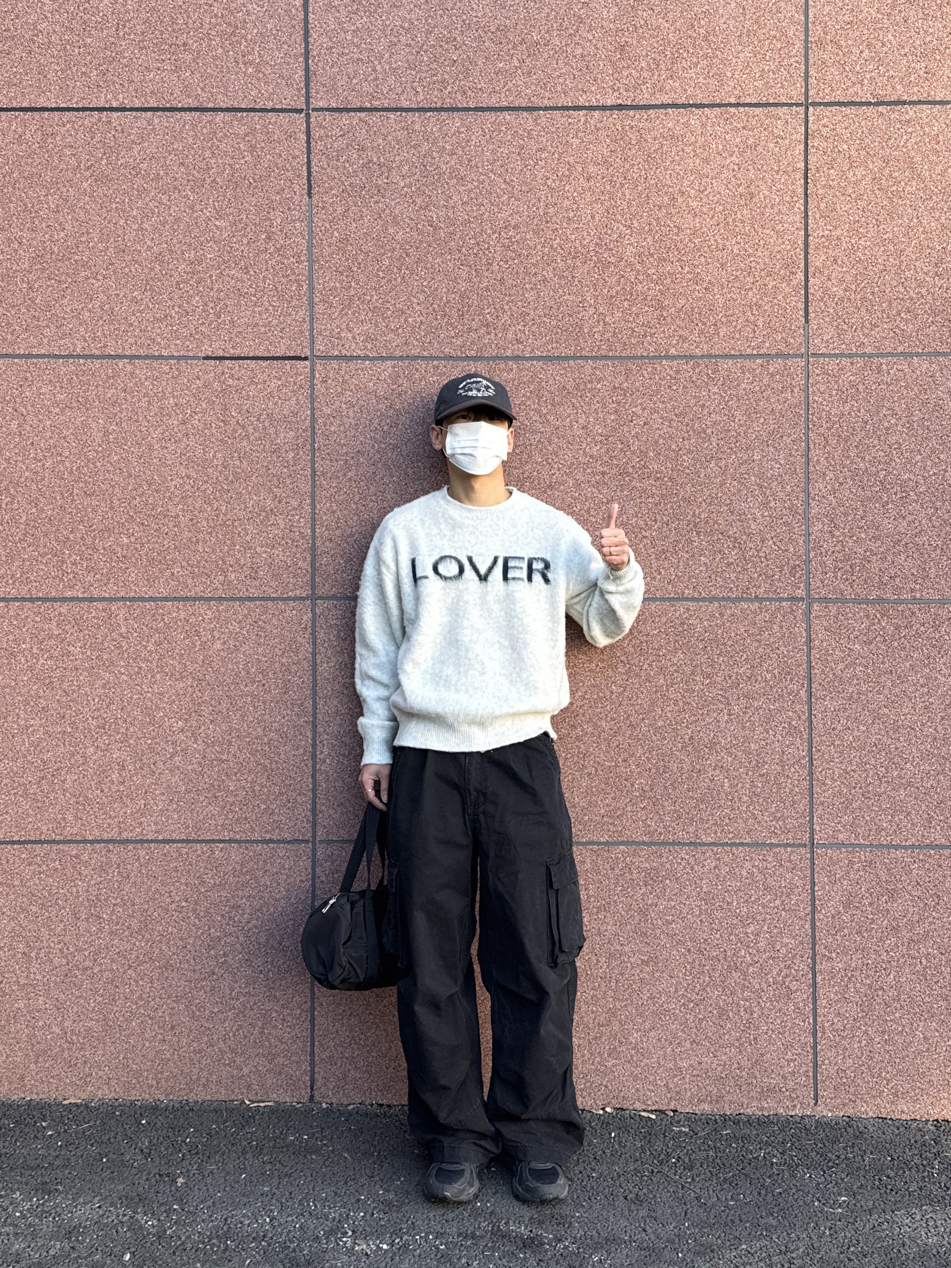 Asics Jog 100 T Black - 4E Extra Wide, Asics Jog 100 2 Black 착용 스타일 - 1