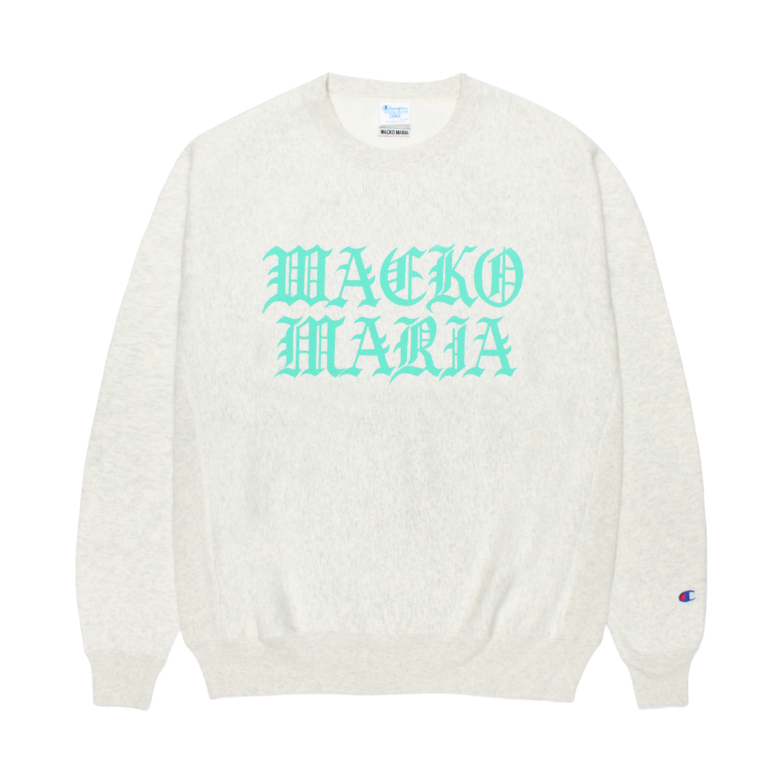 와코 마리아 x 챔피온 리버스 위브 크루넥 스웨트셔츠 오트밀(Wacko Maria x Champion Reverse Weave Crewneck Sweatshirt Oatmeal)