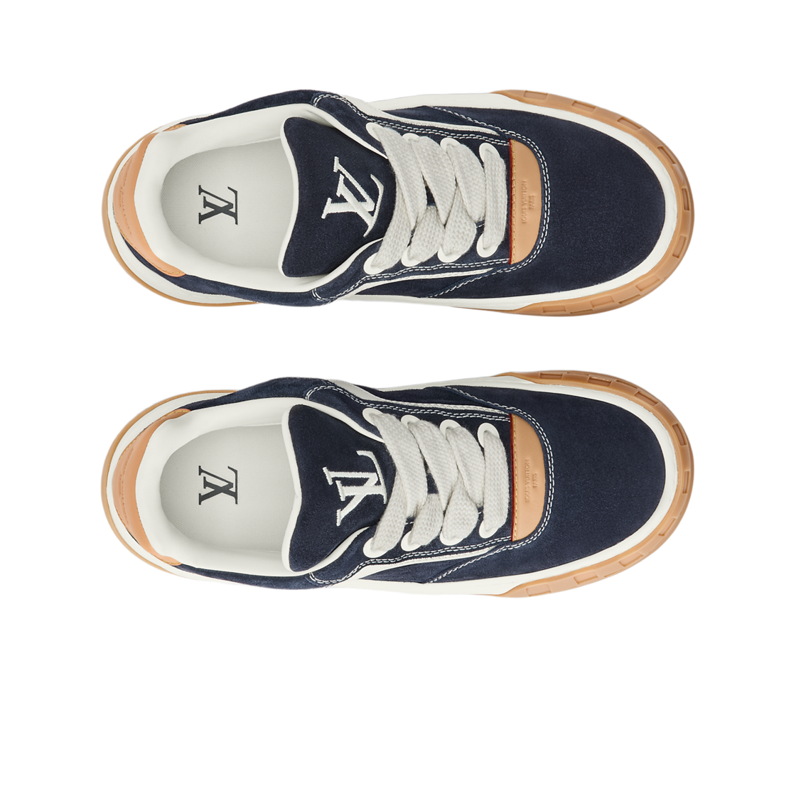 루이비통 LV 틸티드 스니커즈 네이비 블루(Louis Vuitton LV Tilted Sneakers Navy Blue) - 2