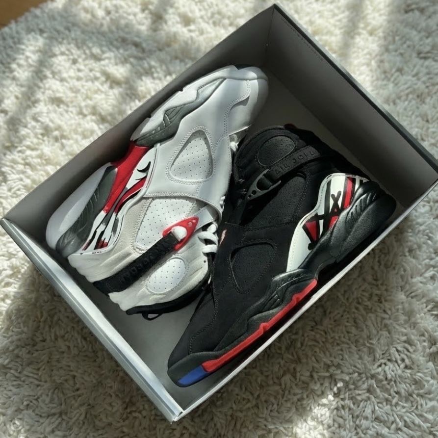 Jordan 8 Retro Bugs Bunny 2025, Jordan 8 Retro Playoffs 2023 착용 스타일 - 1