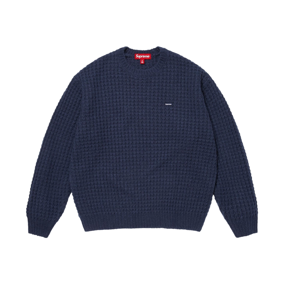슈프림 스몰 박스 와플 스웨터 네이비 - 25FW