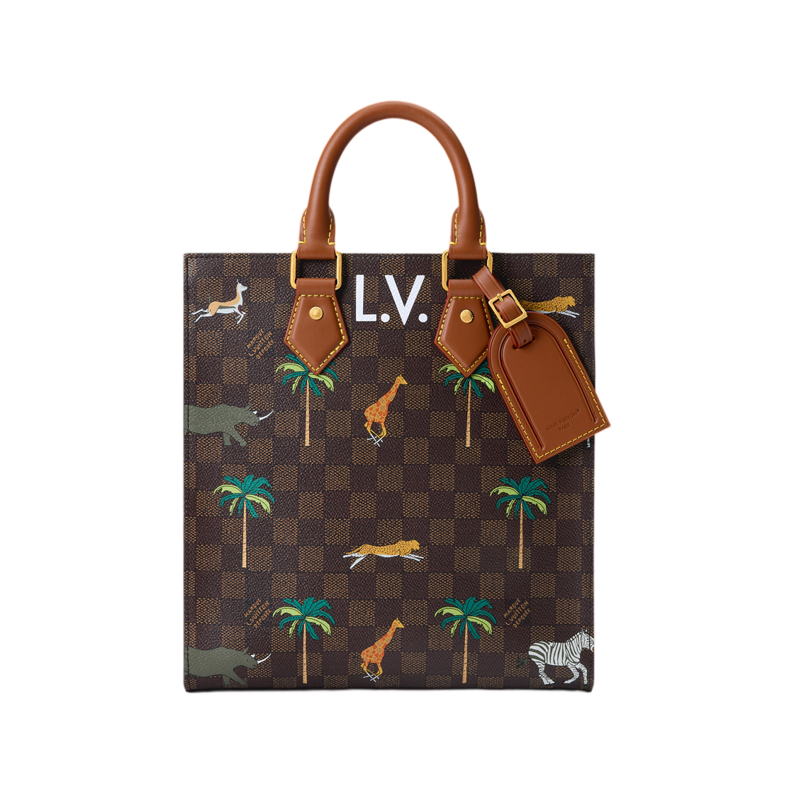 N40862 Louis Vuitton x The Darjeeling Limited Mini Sac Plat Brown