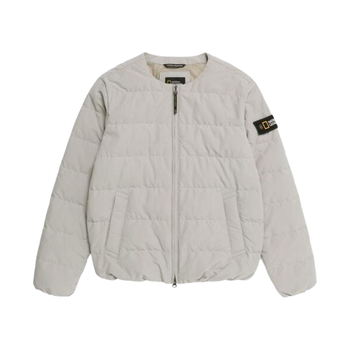 내셔널 지오그래픽 헤론 U 넥 라이트웨이트 구스 다운 점퍼 베이지(National Geographic Heron U Neck Lightweight Goose Down Jumper Beige)