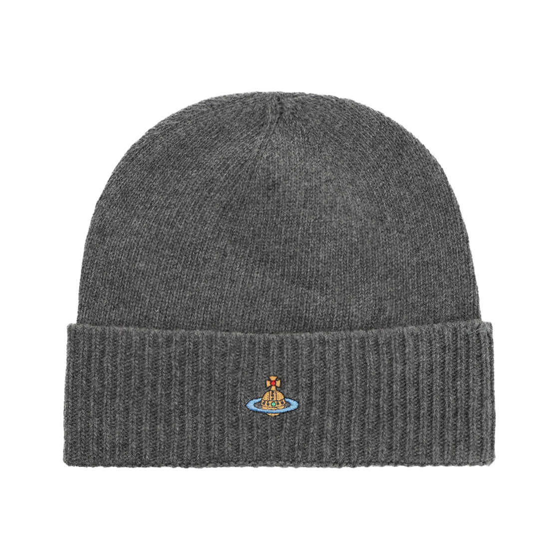 비비안 웨스트우드 클래식 캐시미어 비니 그레이(Vivienne Westwood Classic Cashmere Beanie Grey) - 1