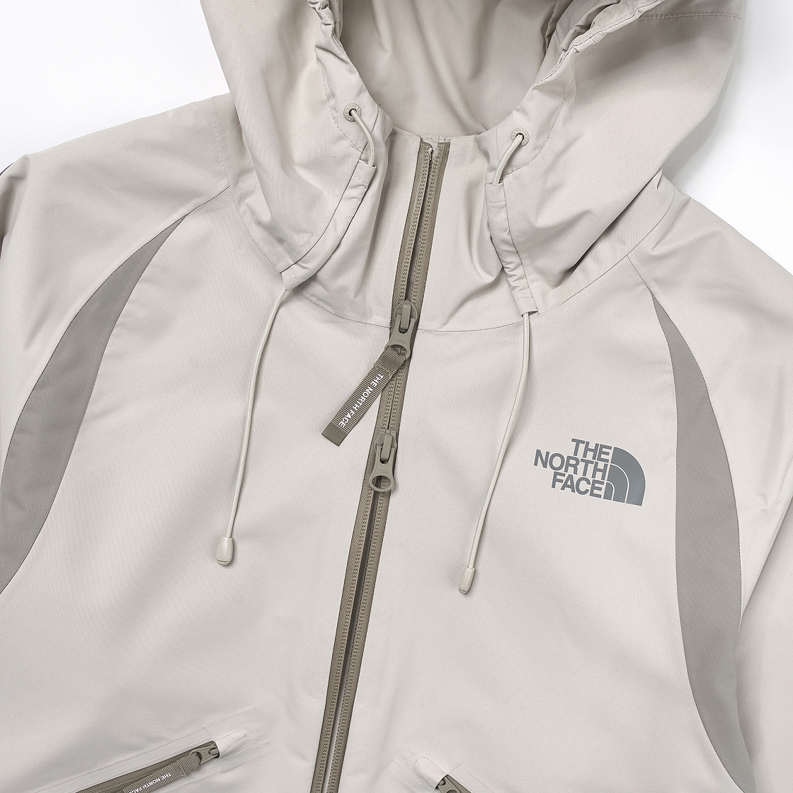 (W) 노스페이스 화이트 라벨 슬로프 자켓 화이트 샌드((W) The North Face White Label Slope Jacket White Sand) - 3