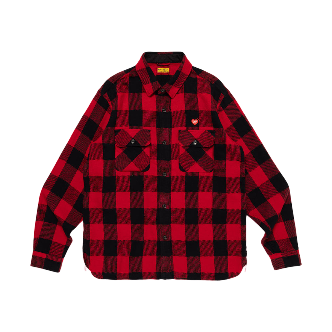 HM30SH016 Human Made Check Shirt Red