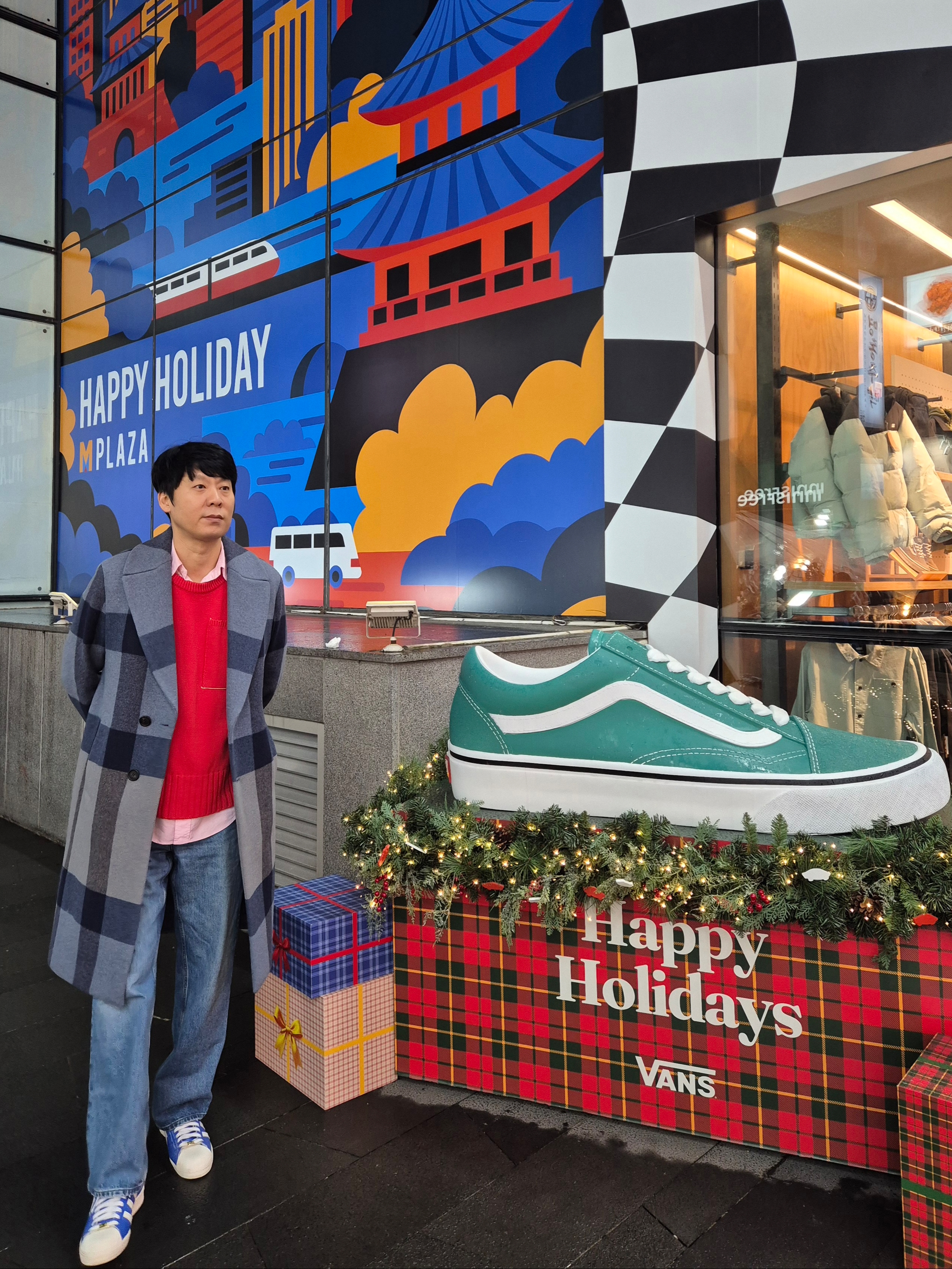 [30%적립] Polo Ralph Lauren Custom Fit Oxford Shirt Pink, Adidas x BAPE Superstar Vintage Blue Cloud White 착용 스타일 - 1