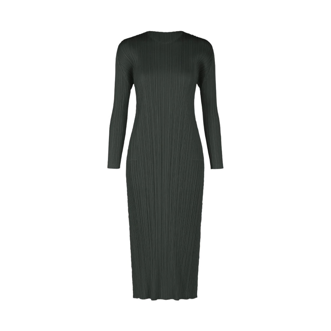 (W) 플리츠 플리즈 이세이 미야케 MC 노벰버 드레스 차콜((W) Pleats Please Issey Miyake MC November Dress Charcoal) - 1