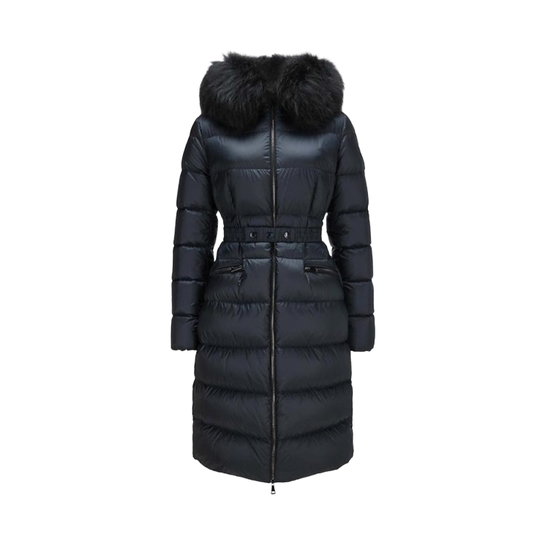 (W) 몽클레르 보에딕 롱 다운 자켓 네이비 블루 - 24FW((W) Moncler Boedic Long Down Jacket Navy Blue - 24FW) - 1